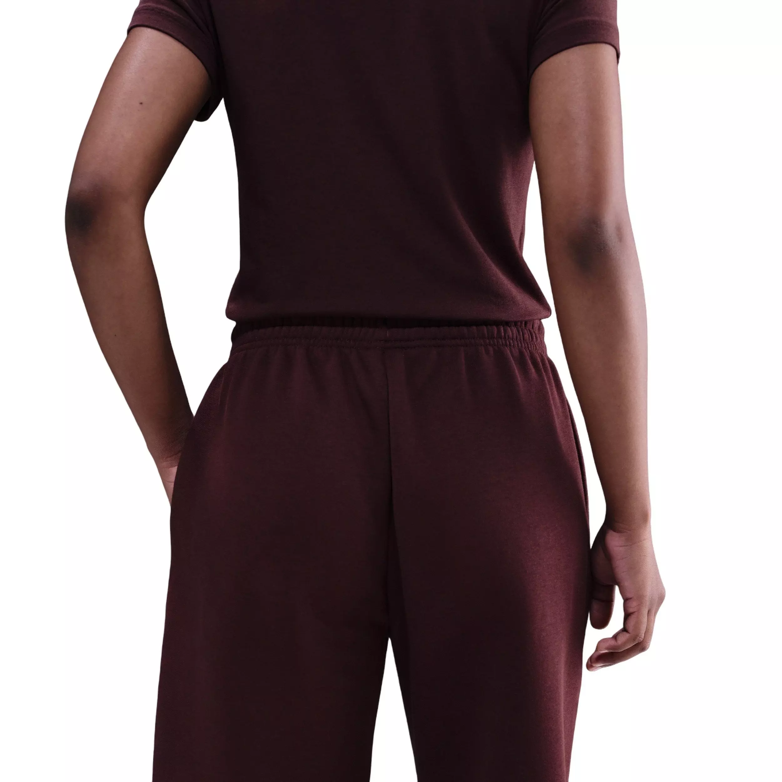 Nike Women's Sportswear Phoenix Fleece High-Waisted Oversized Sweatpants - Red - RED