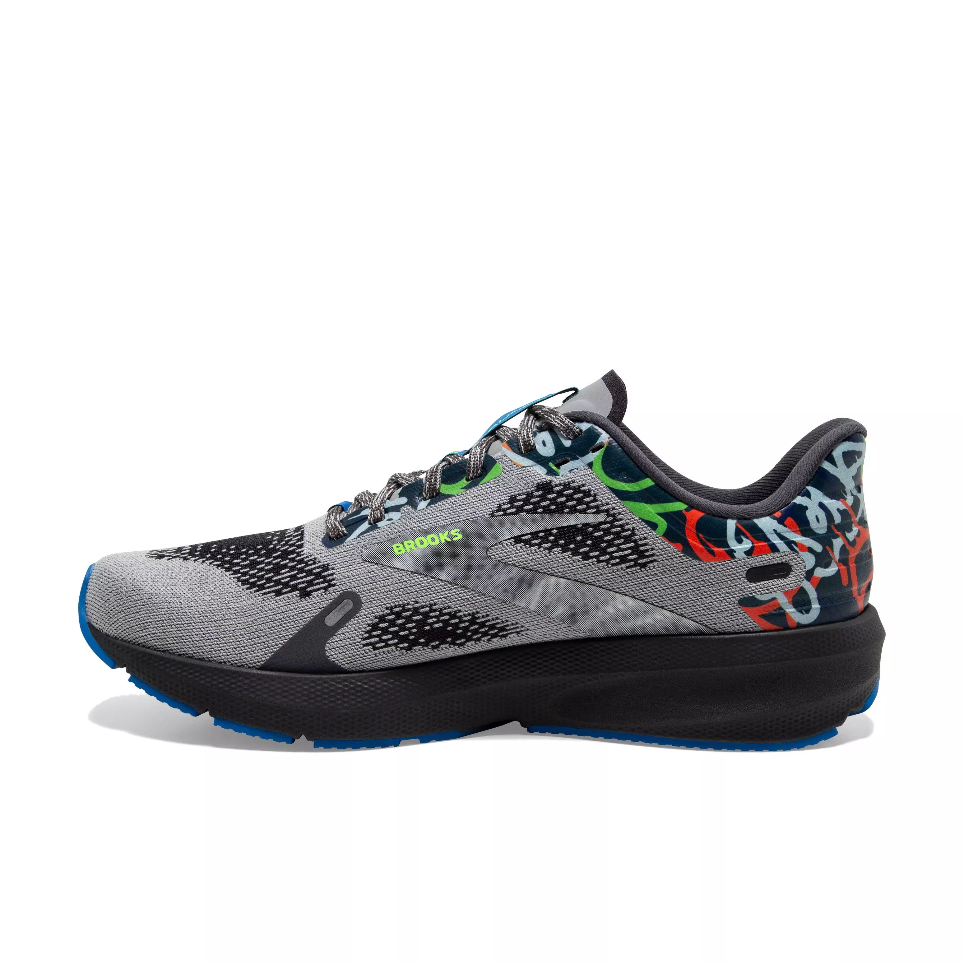 Brooks Launch 9 "Black/Grey/Multi Color" Men's Running Shoe - BLACK/GREY/MULTICOLOR