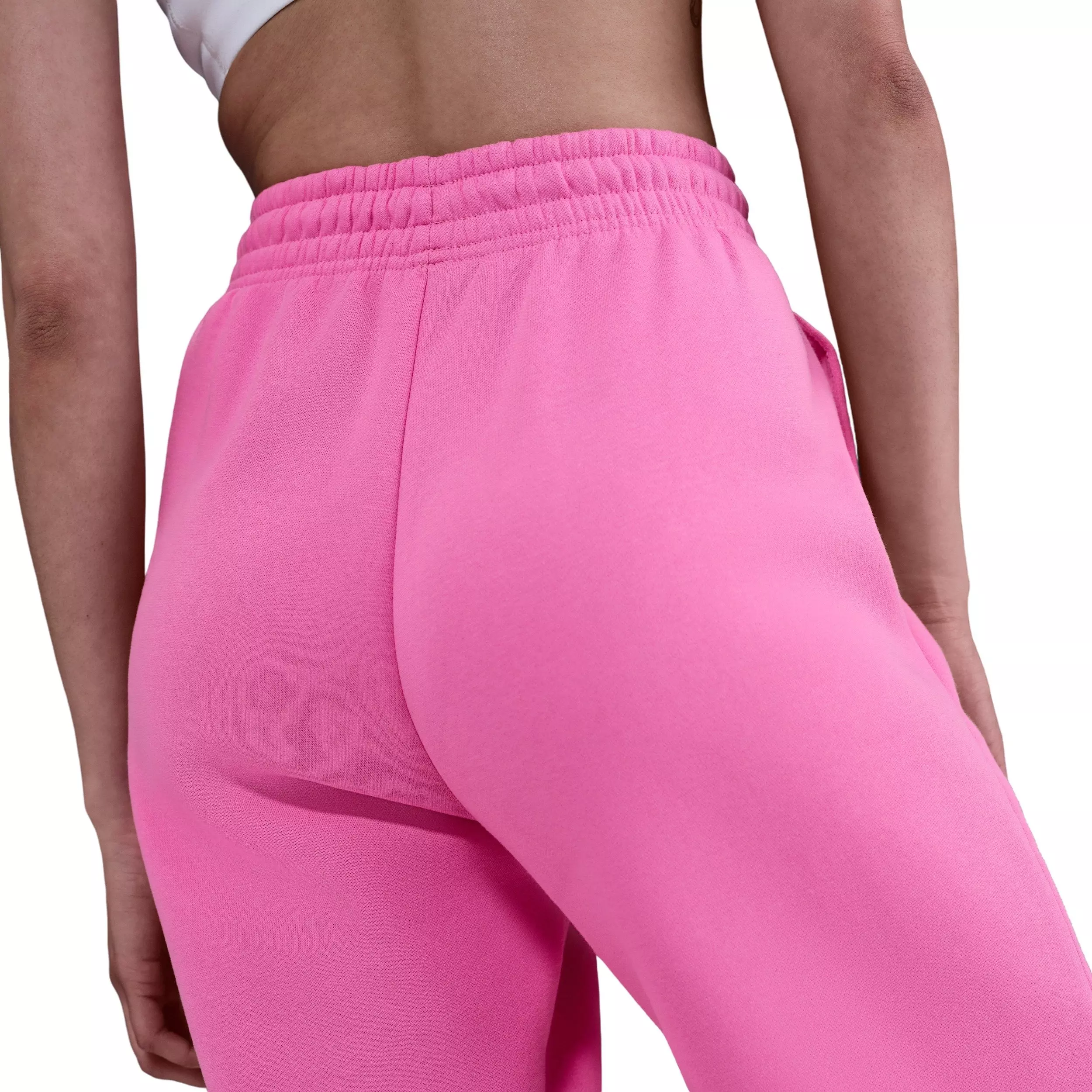Nike Women's Sportswear Phoenix Fleece High-Waisted Oversized Sweatpants - Pink - PINK