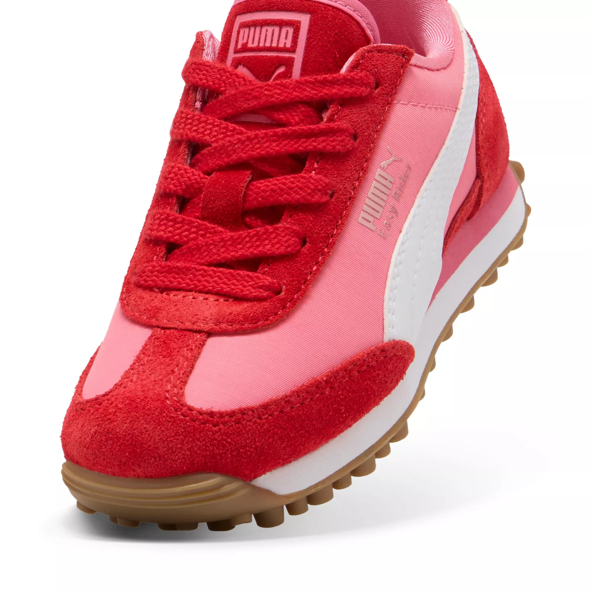 PUMA Easy Rider Love "Magic Rose/For All Time Red/PUMA White" Preschool Girls' Shoe - ROSE/RED/WHITE
