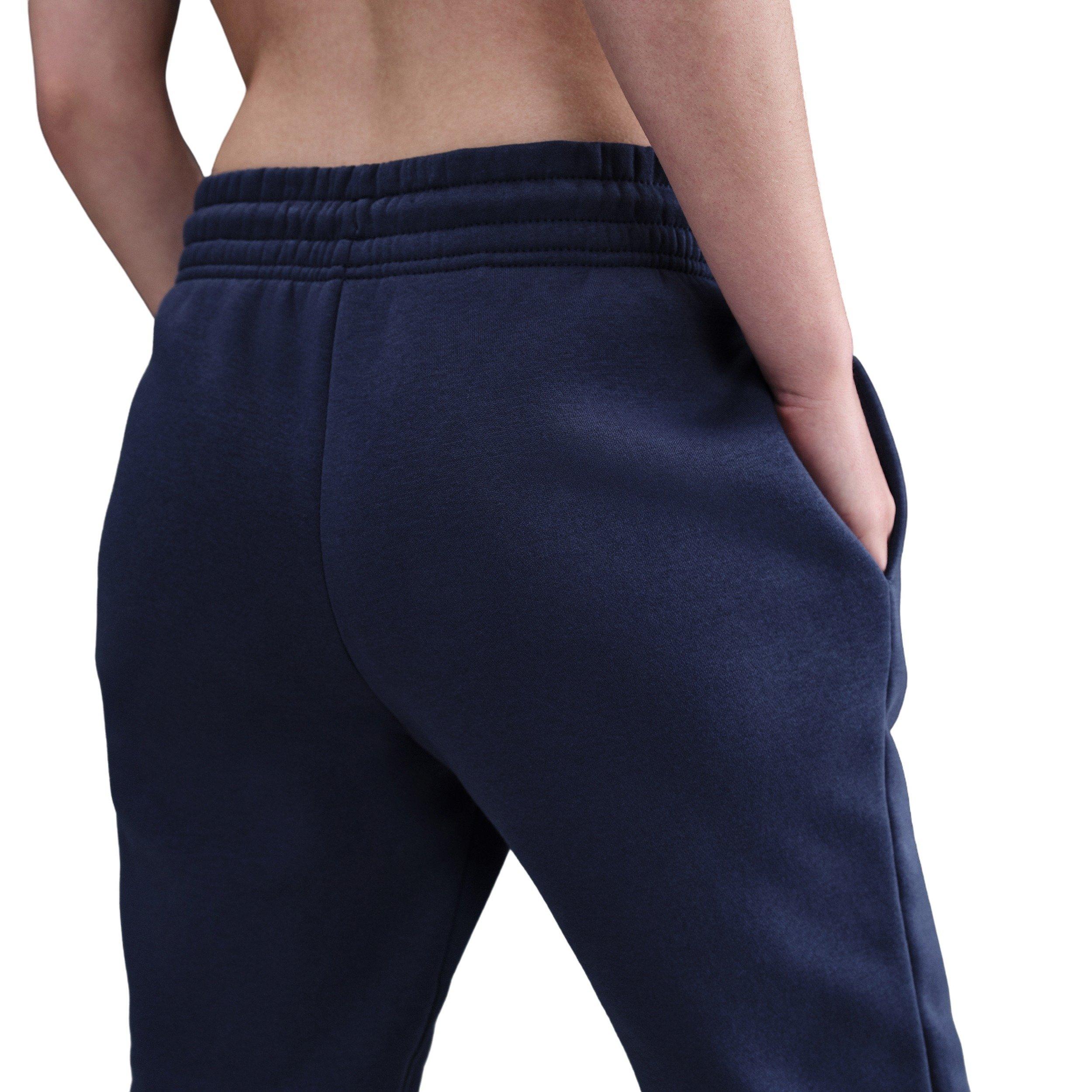 Nike Women's Sportswear Phoenix Fleece Mid-Rise Sweatpants - Navy - NAVY Thumbnail View 2