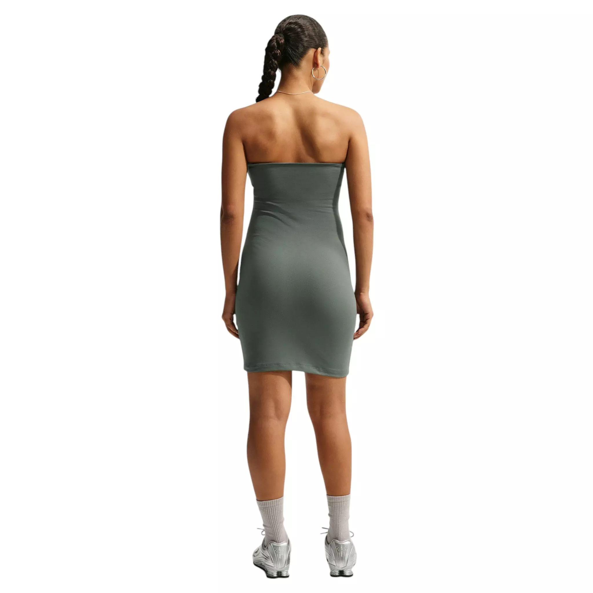 Nike Women's Sportswear Tight Tube Dress - Camo Green - CAMO GREEN