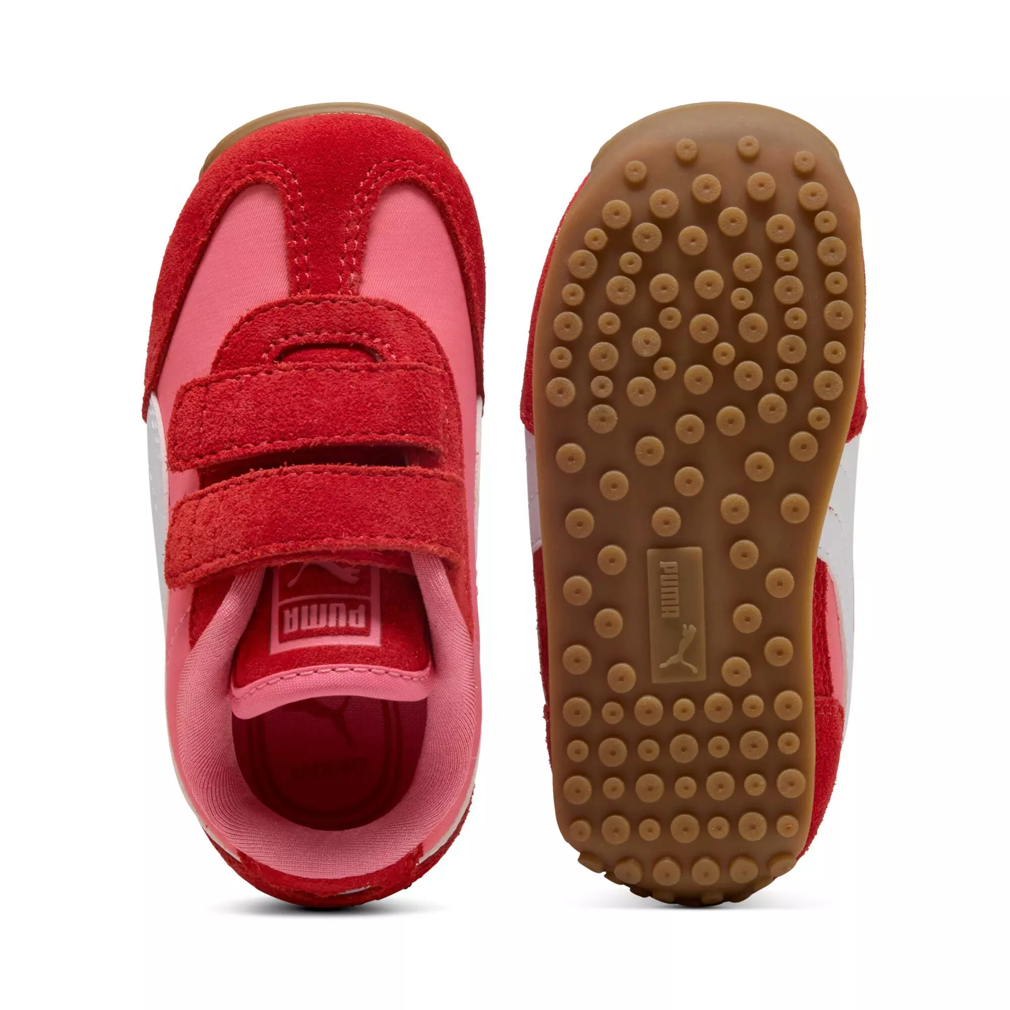 PUMA Easy Rider Love "Magic Rose/For All Time Red/PUMA White" Infant Girls' Shoe - ROSE/RED/WHITE