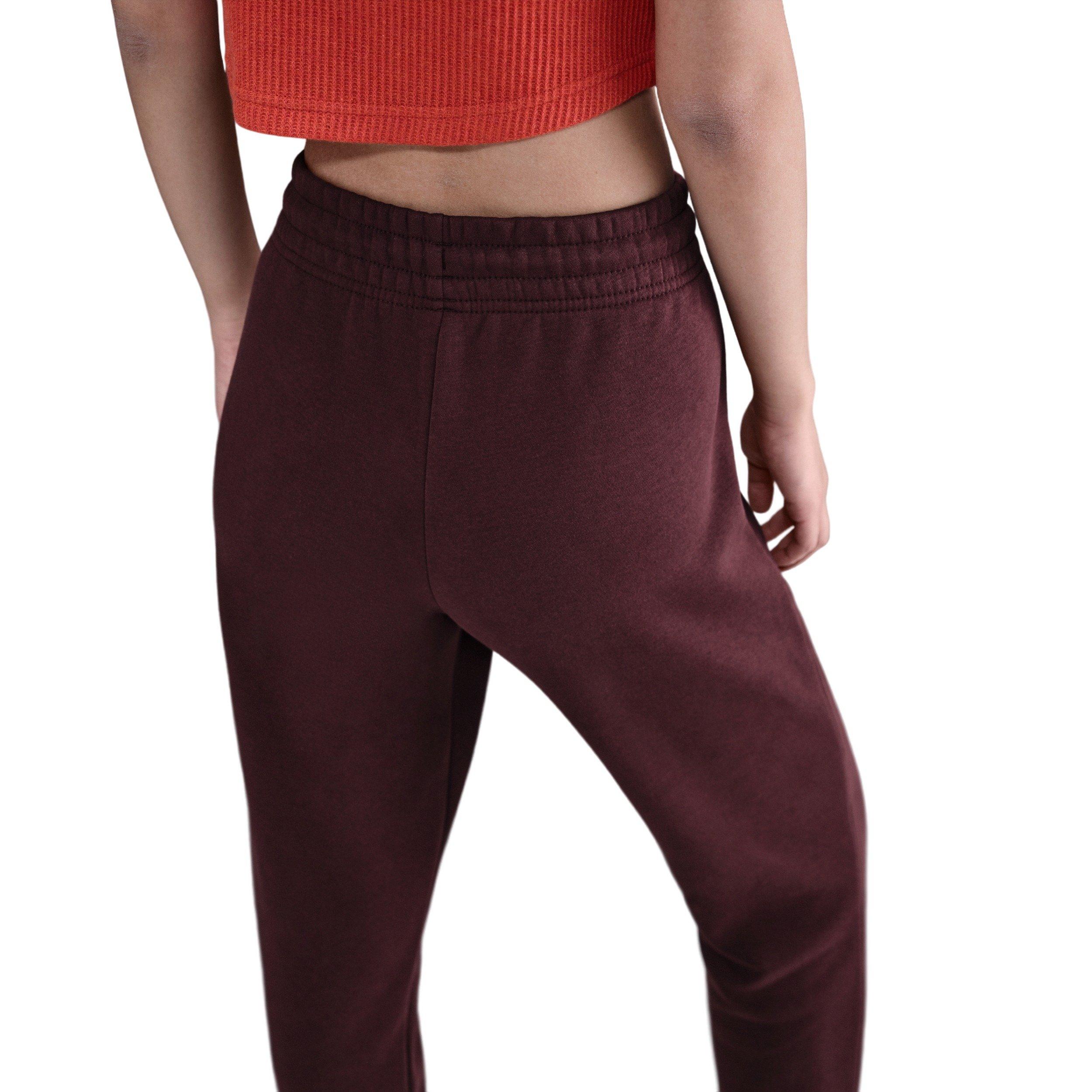 Nike Women's Sportswear Phoenix Fleece Mid-Rise Sweatpants - Red - RED Thumbnail View 2