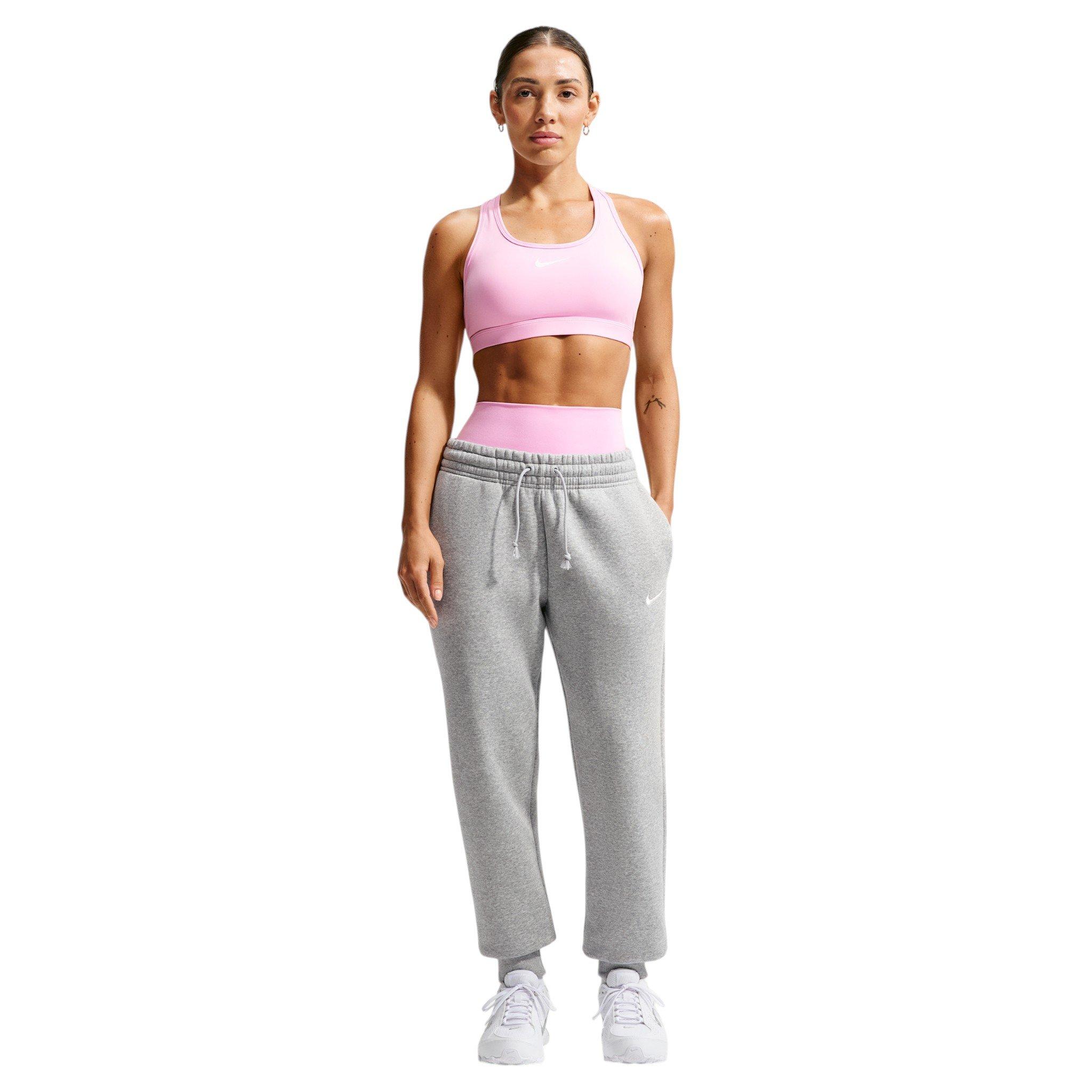 Nike Women's Swoosh Medium-Support Padded Sports Bra - Pink - PINK