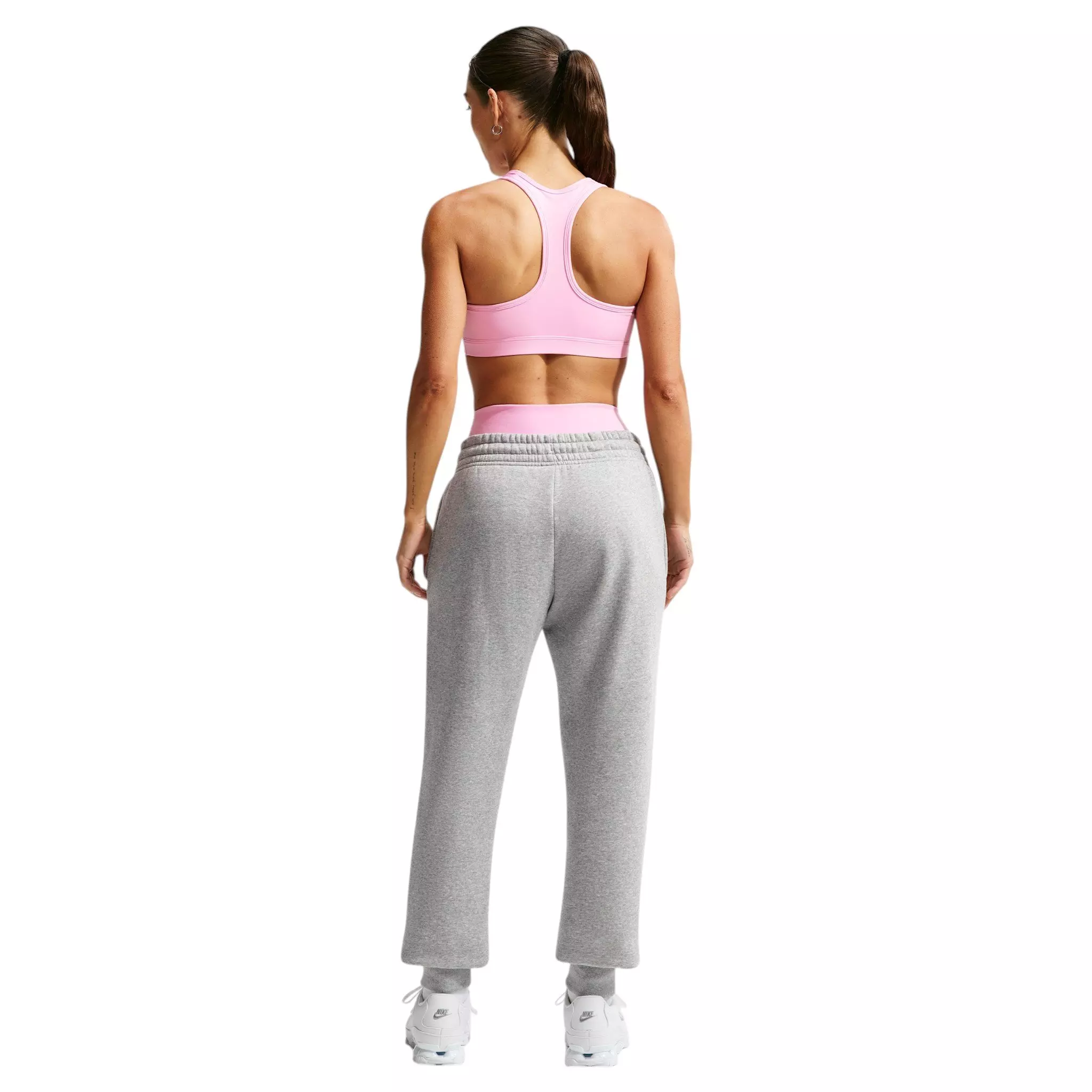 Nike Women's Swoosh Medium-Support Padded Sports Bra - Pink - PINK