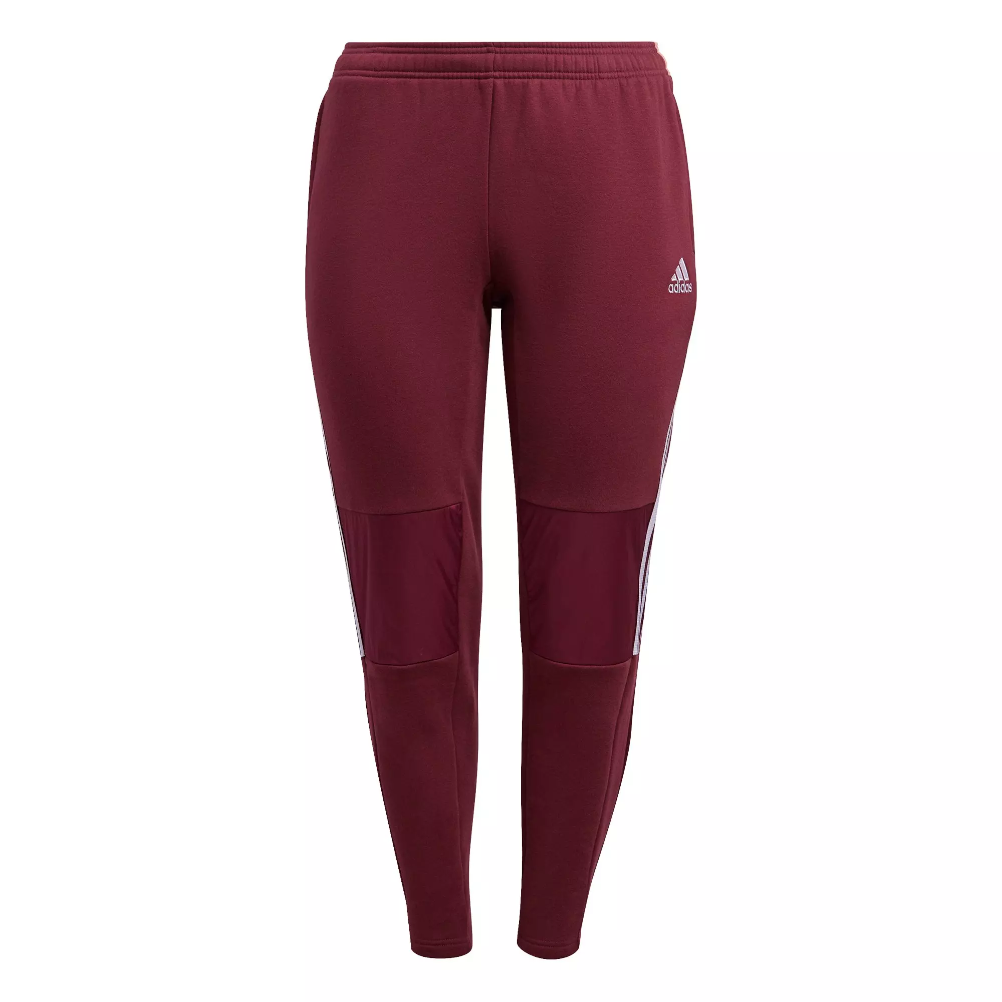 adidas Women's Tiro Winterized Crimson Track Pants-Plus Size - CRIMSON