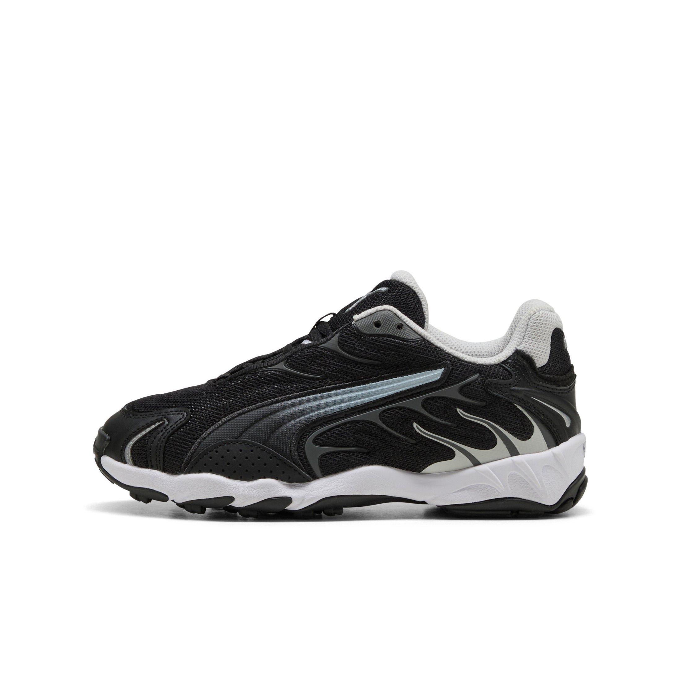 PUMA Inhale Core JR "Black/Grey" Grade School Boys' Shoe - BLACK/GREY Thumbnail View 2