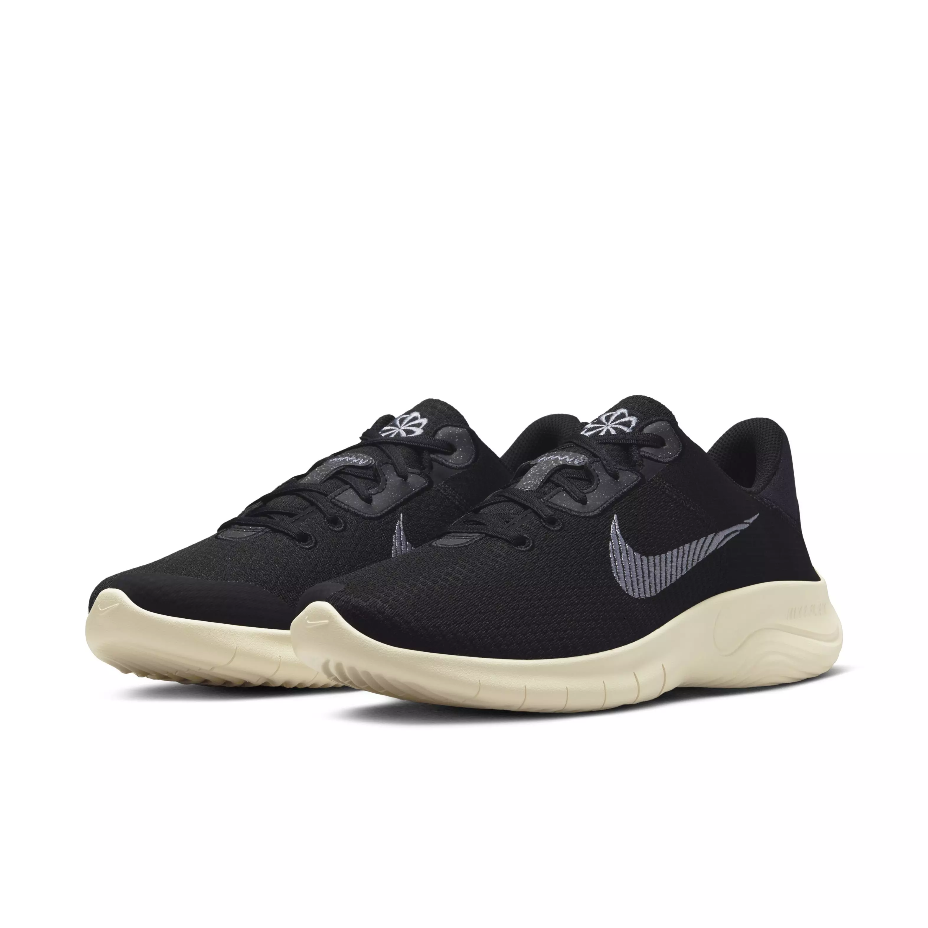 Nike Flex Experience Run 11 Next Nature "Black/Gridiron/Coconut Milk/Indigo Haze" Men's Running Shoe - BLACK/GRIDIRON/MILK/INDIGO