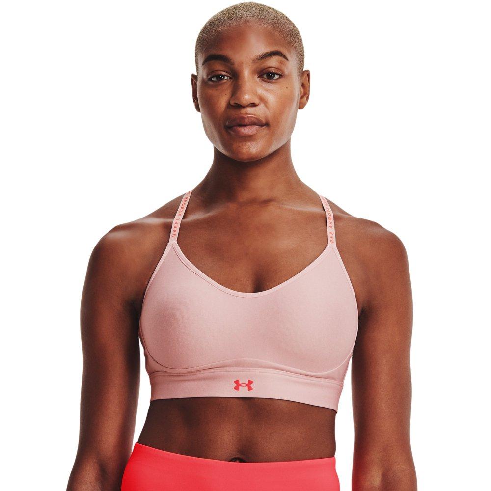 Under Armour Women's Infinity Low Heather Sports Bra-Pink - Hibbett