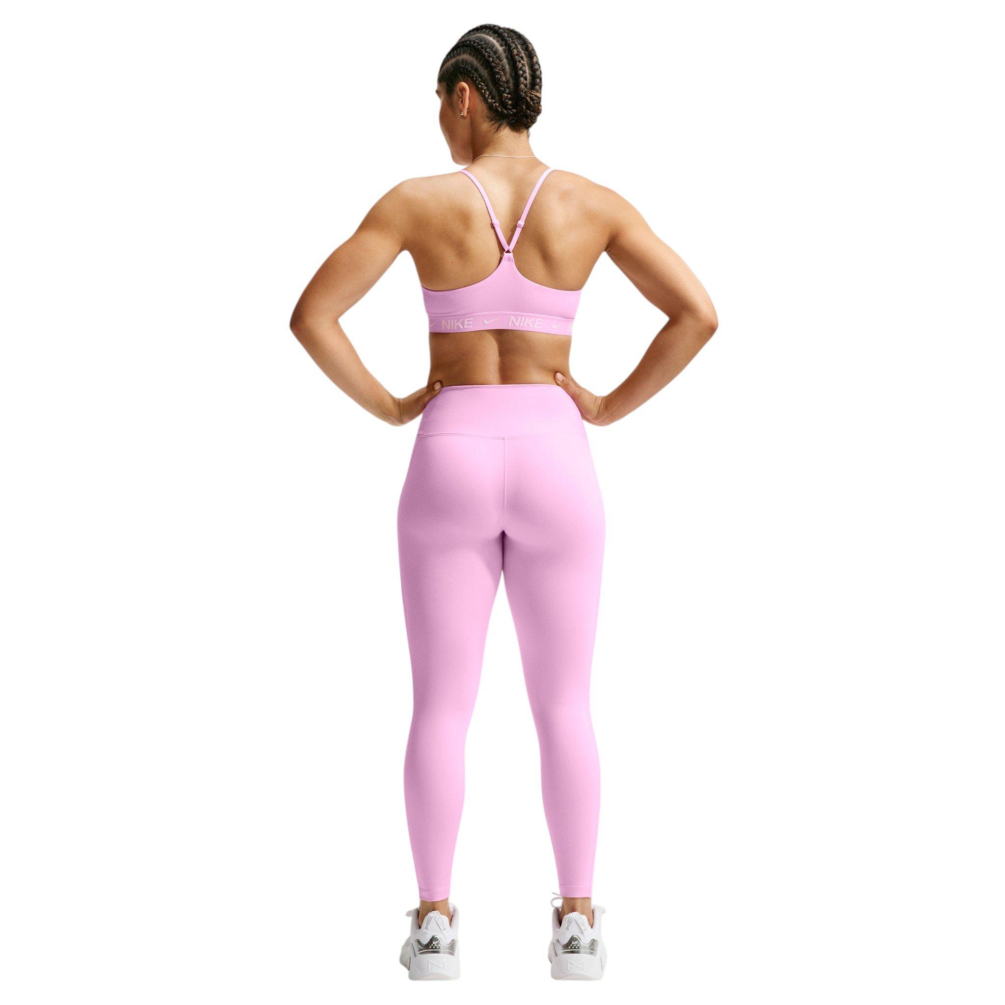 Nike Women's Indy Light Support Padded Adjustable Sports Bra - Pink - PINK Thumbnail View 5