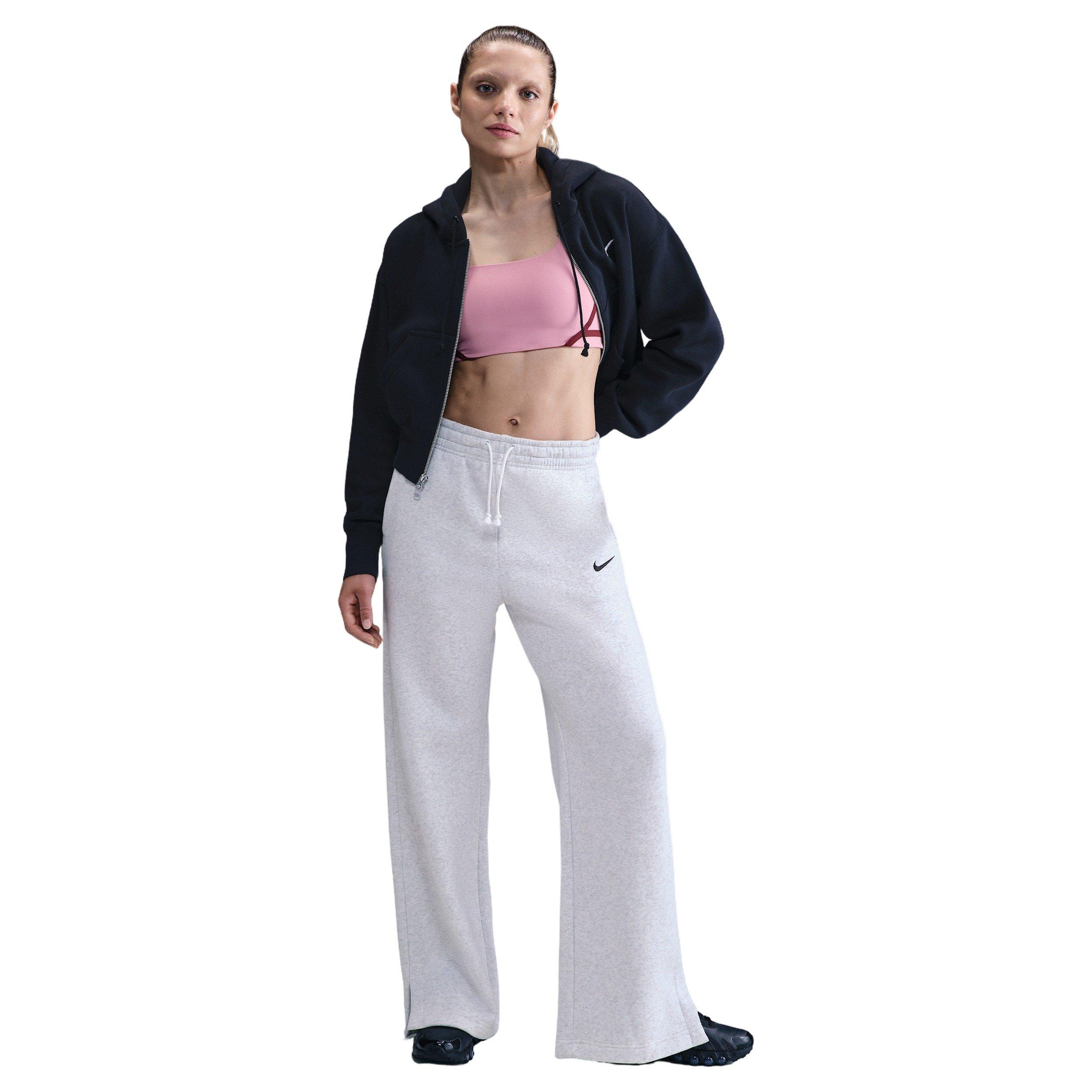 Nike Women's Sportswear Phoenix Fleece High-Waisted Wide-Leg Pants - Birch - BIRCH Thumbnail View 1
