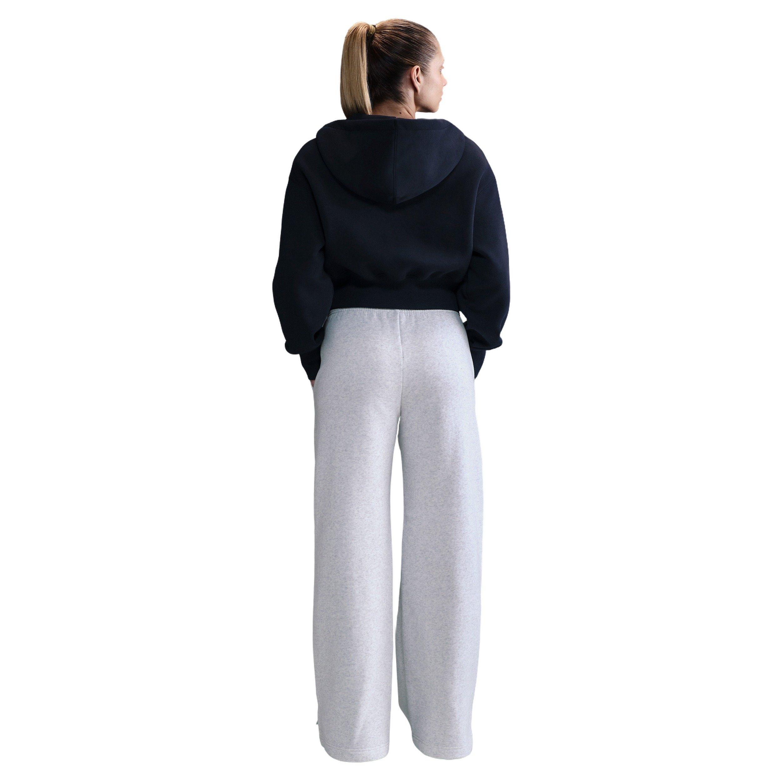 Nike Women's Sportswear Phoenix Fleece High-Waisted Wide-Leg Pants - Birch - BIRCH Thumbnail View 2