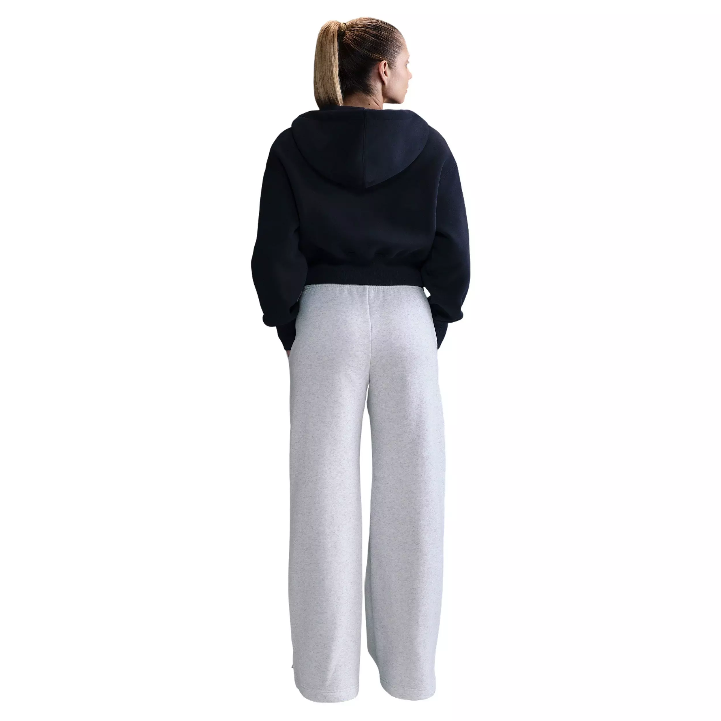 Nike Women's Sportswear Phoenix Fleece High-Waisted Wide-Leg Pants - Birch - BIRCH