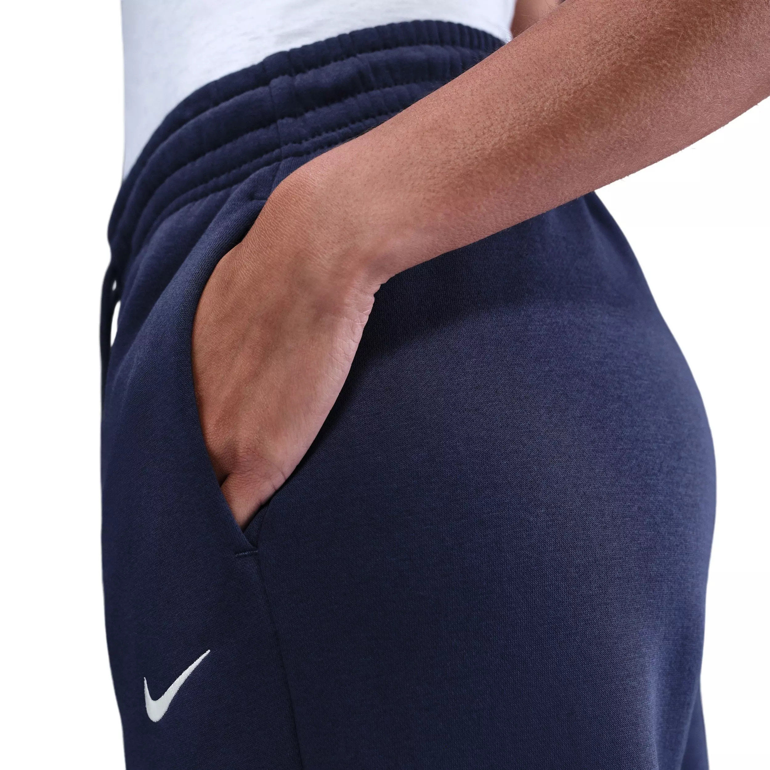 Nike Women's Sportswear Phoenix Fleece High-Waisted Wide-Leg Pants - Blue - BLUE