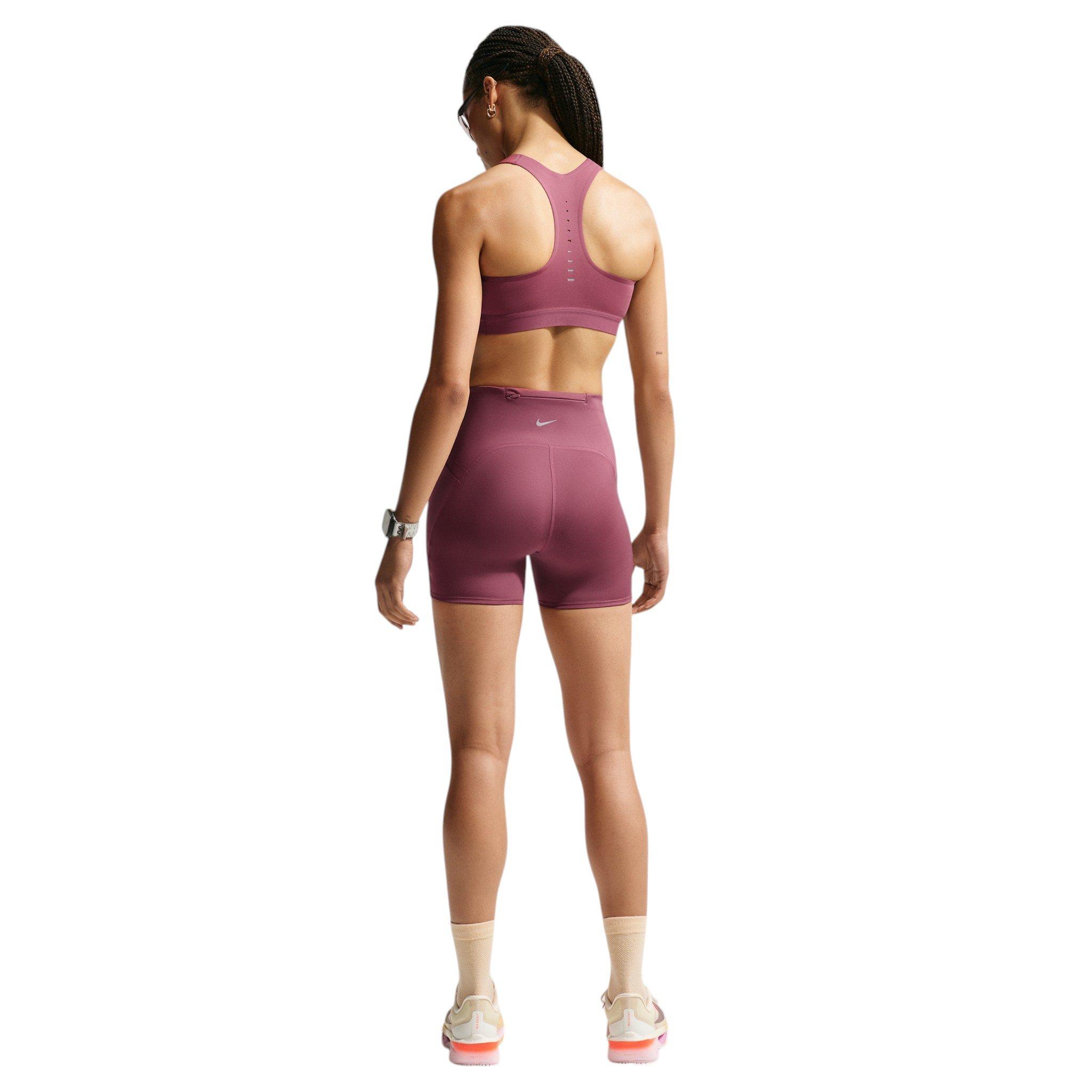 Nike Women's Swift High-Support Lightly Lined Sports Bra - Pink Smoke - PINK SMOKE
