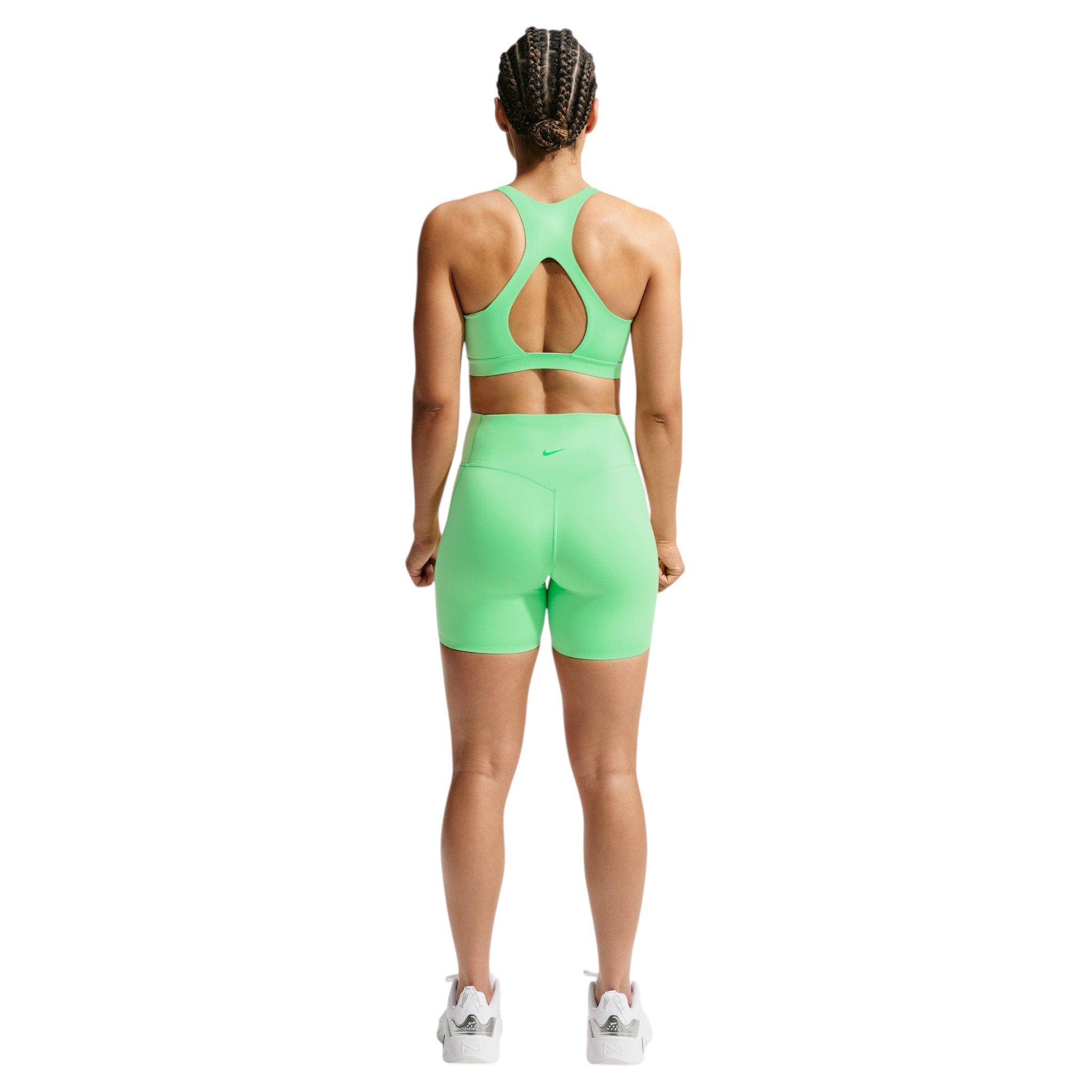Nike Women's Universa Medium-Support Padded Sport Bra - Green - GREEN