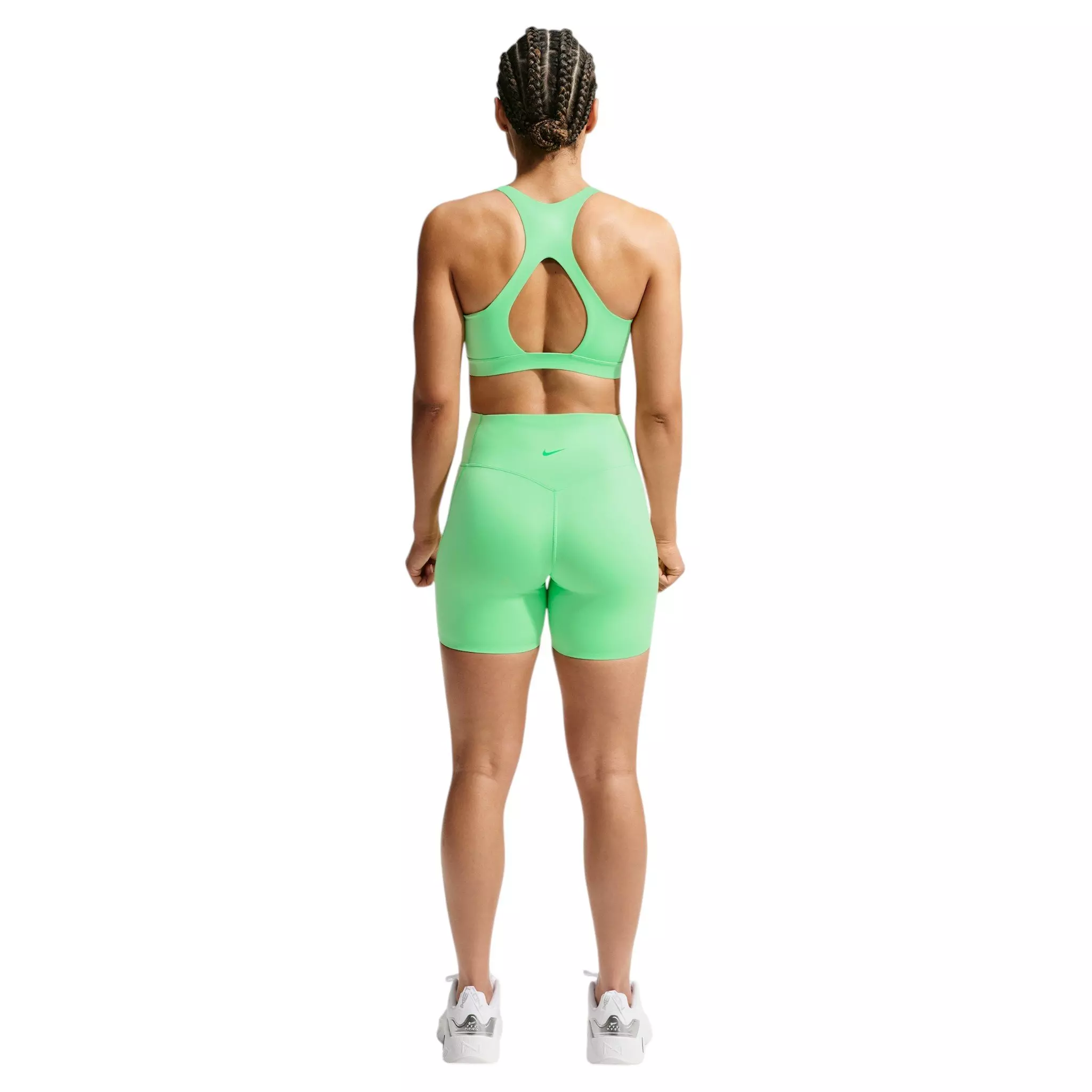 Nike Women's Universa Medium-Support Padded Sport Bra - Green - GREEN
