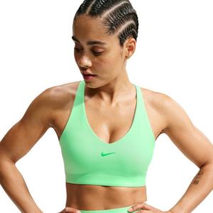 Nike Women's Universa Medium-Support Padded Sport Bra - Green - GREEN