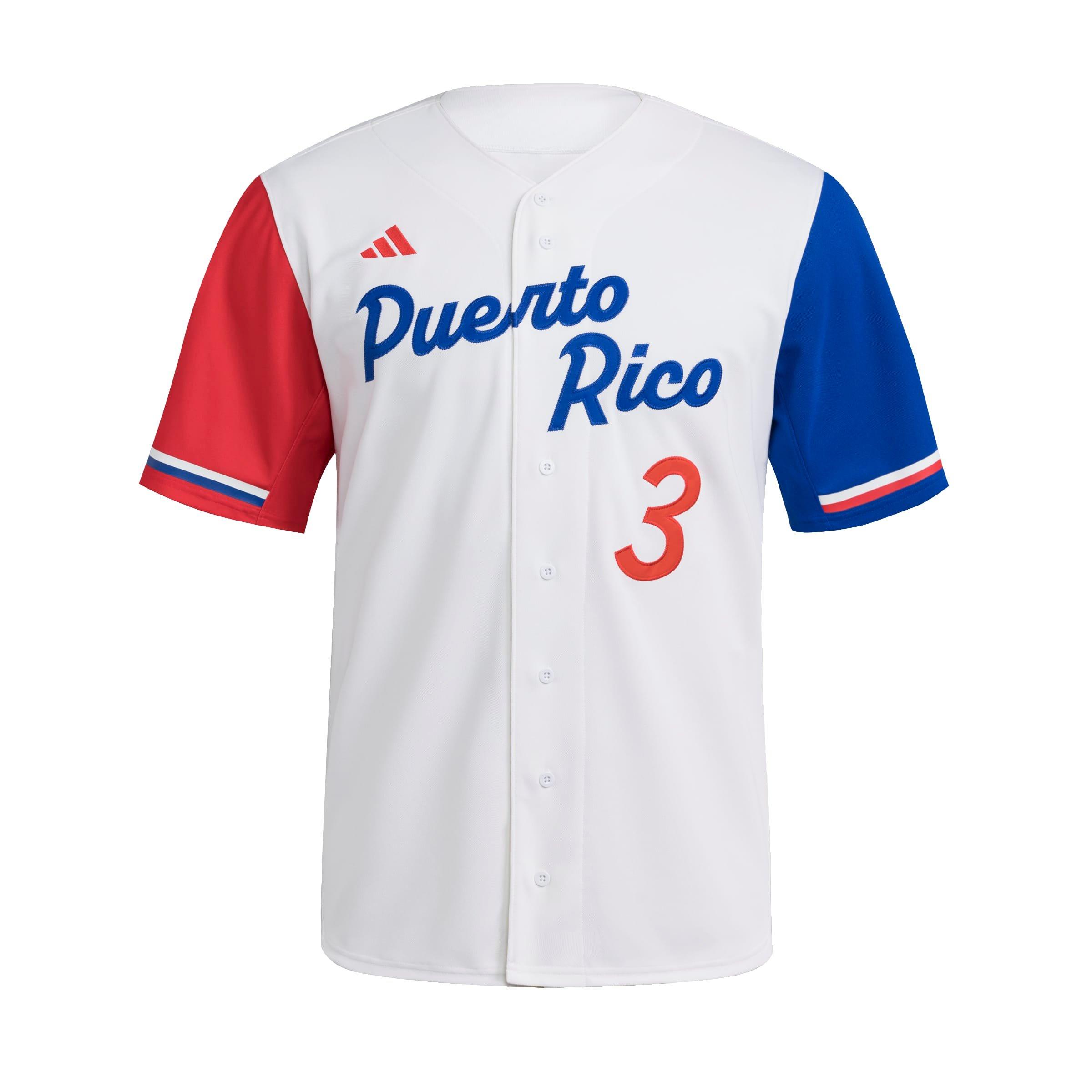 adidas Men's Puerto Rico Jersey-White - WHITE Thumbnail View 1