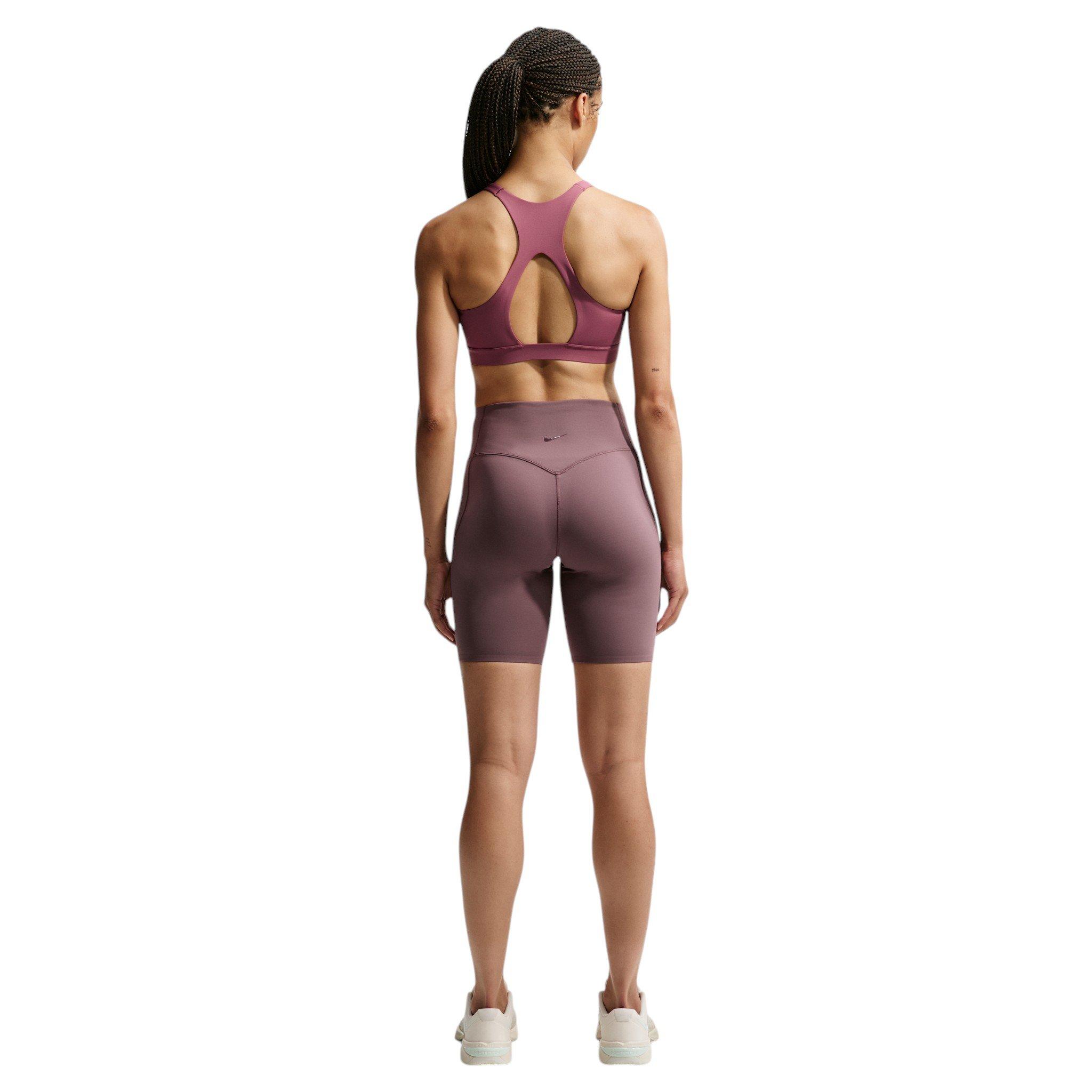 Nike Women's Universa Medium-Support Padded Sport Bra - Pink Smoke - PINK SMOKE