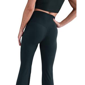 Nike Women's Zenvy High-Waisted Flare Leggings - Seaweed Green