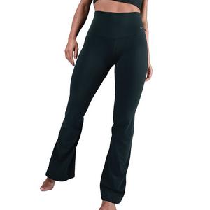 Nike Women's Zenvy High-Waisted Flare Leggings - Seaweed Green