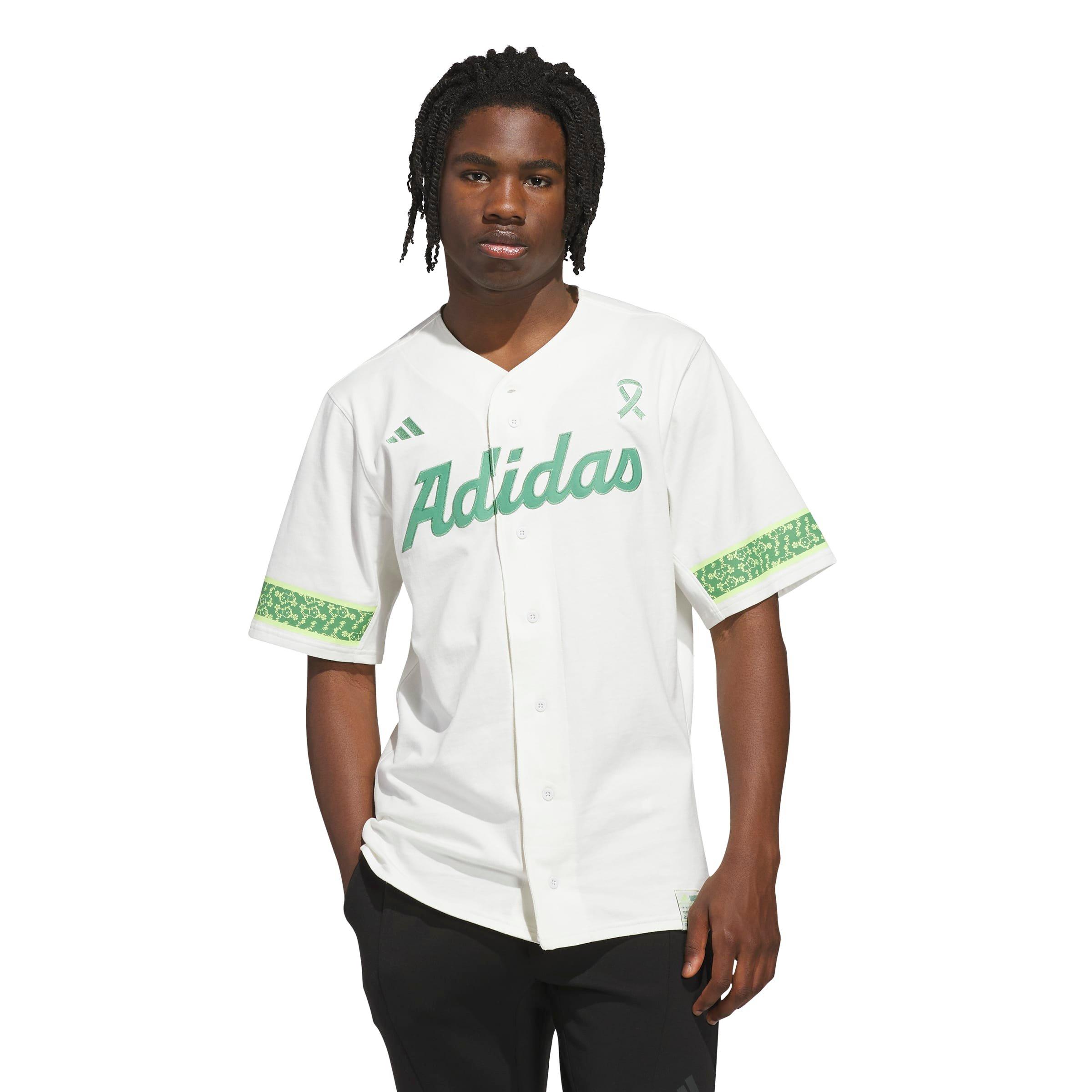 adidas Men's Together We Face Cotton Jersey-White - WHITE Thumbnail View 1