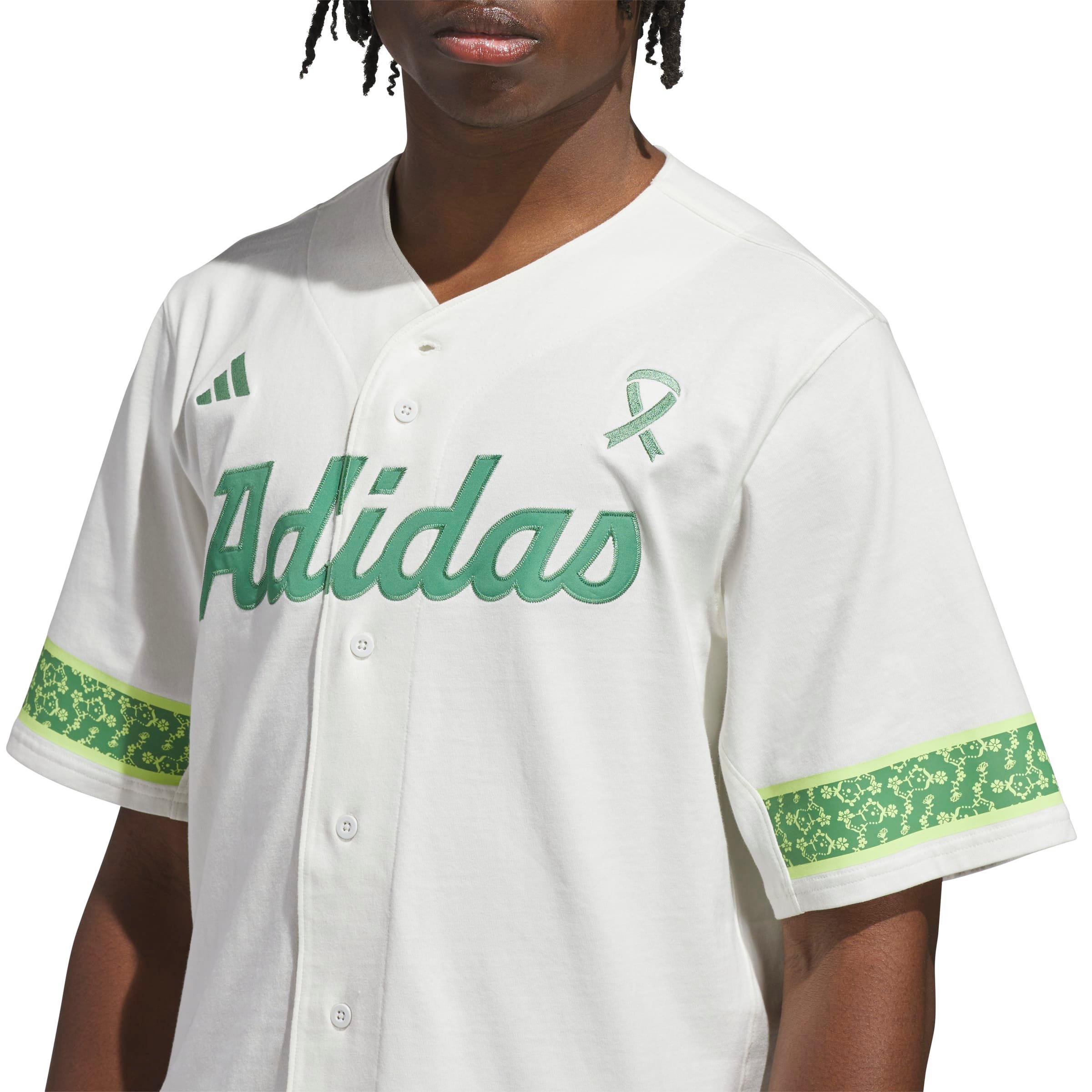 adidas Men's Together We Face Cotton Jersey-White - WHITE Thumbnail View 4