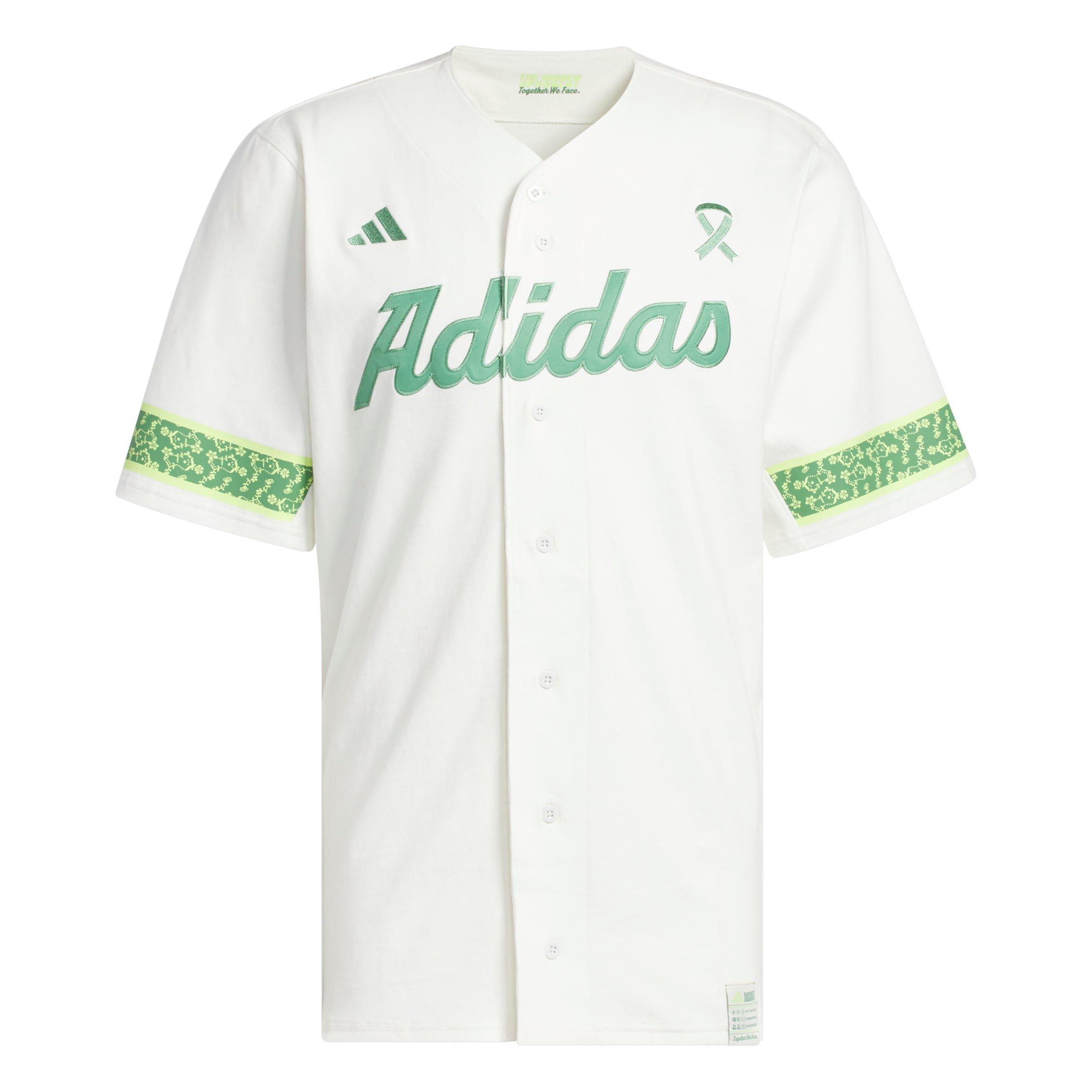 adidas Men's Together We Face Cotton Jersey-White - WHITE Thumbnail View 6