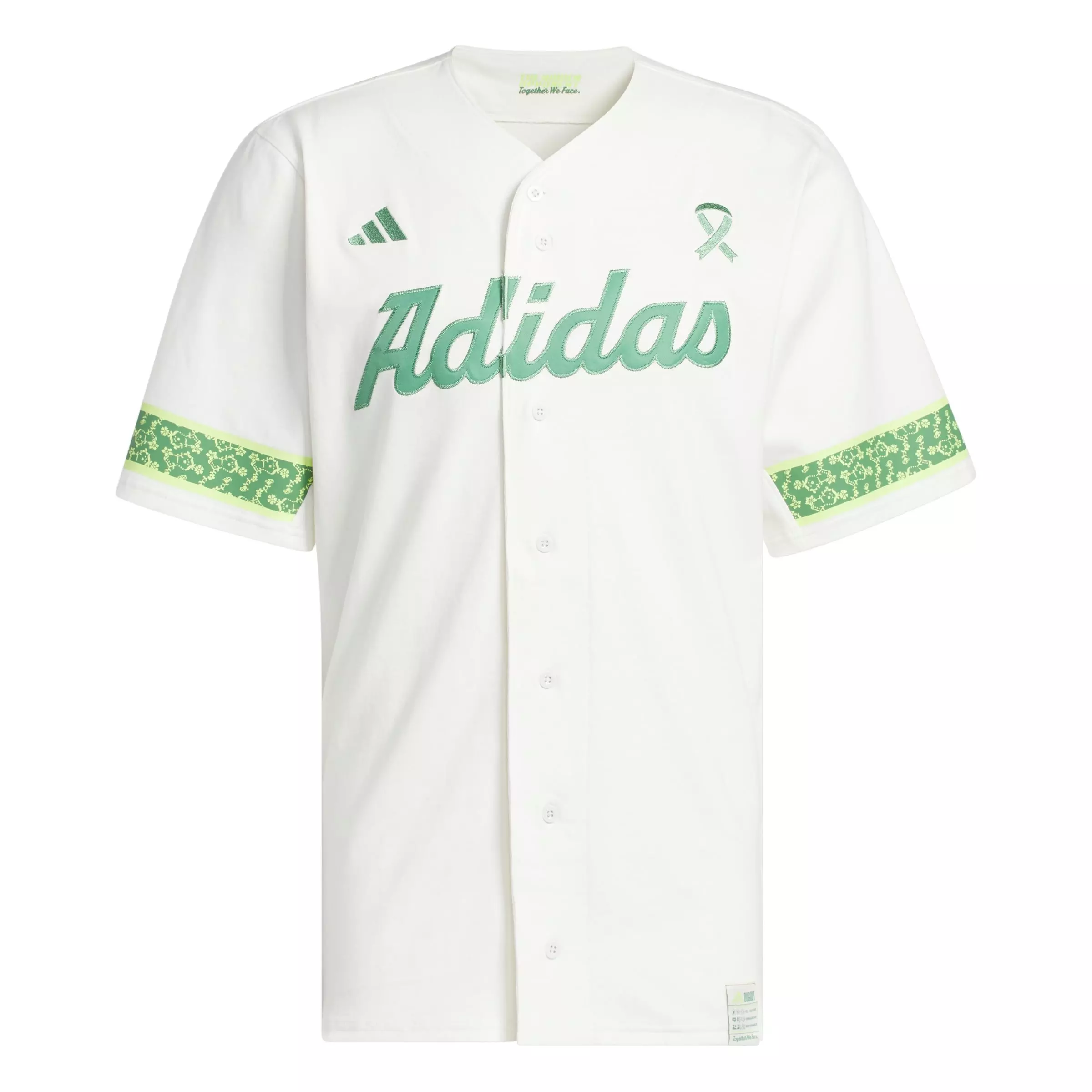 adidas Men's Together We Face Cotton Jersey-White - WHITE