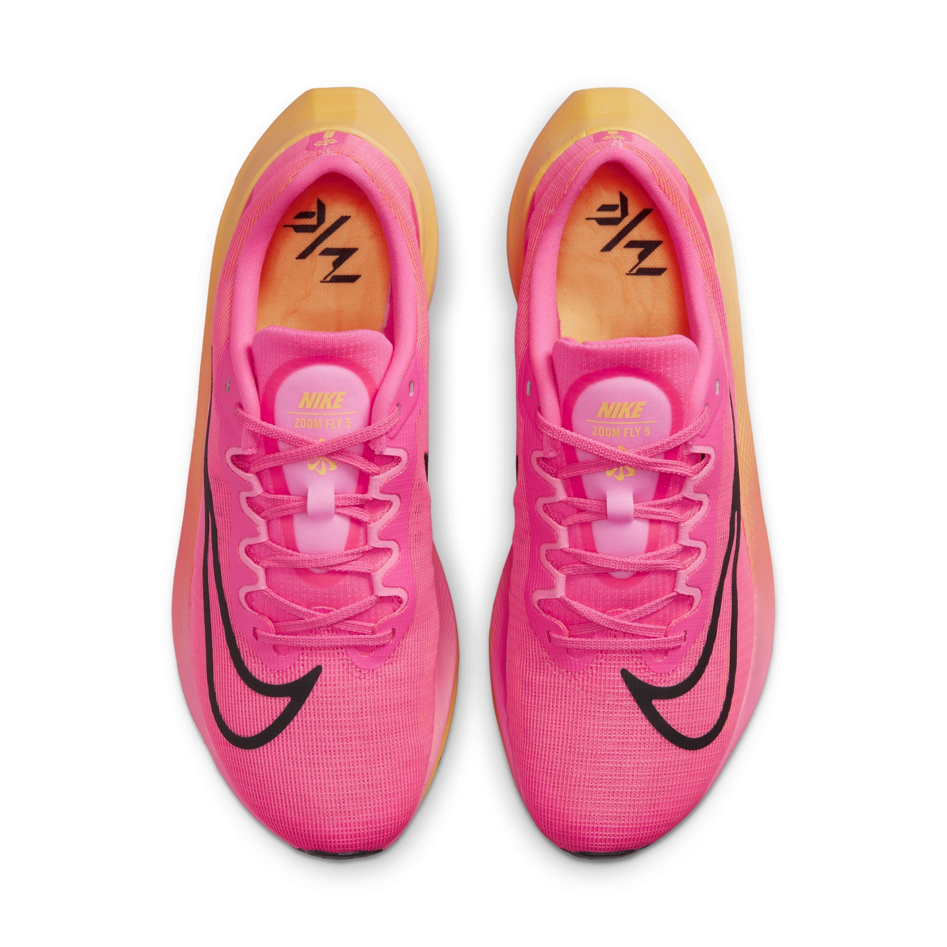 Nike zoom fly women's pink sale