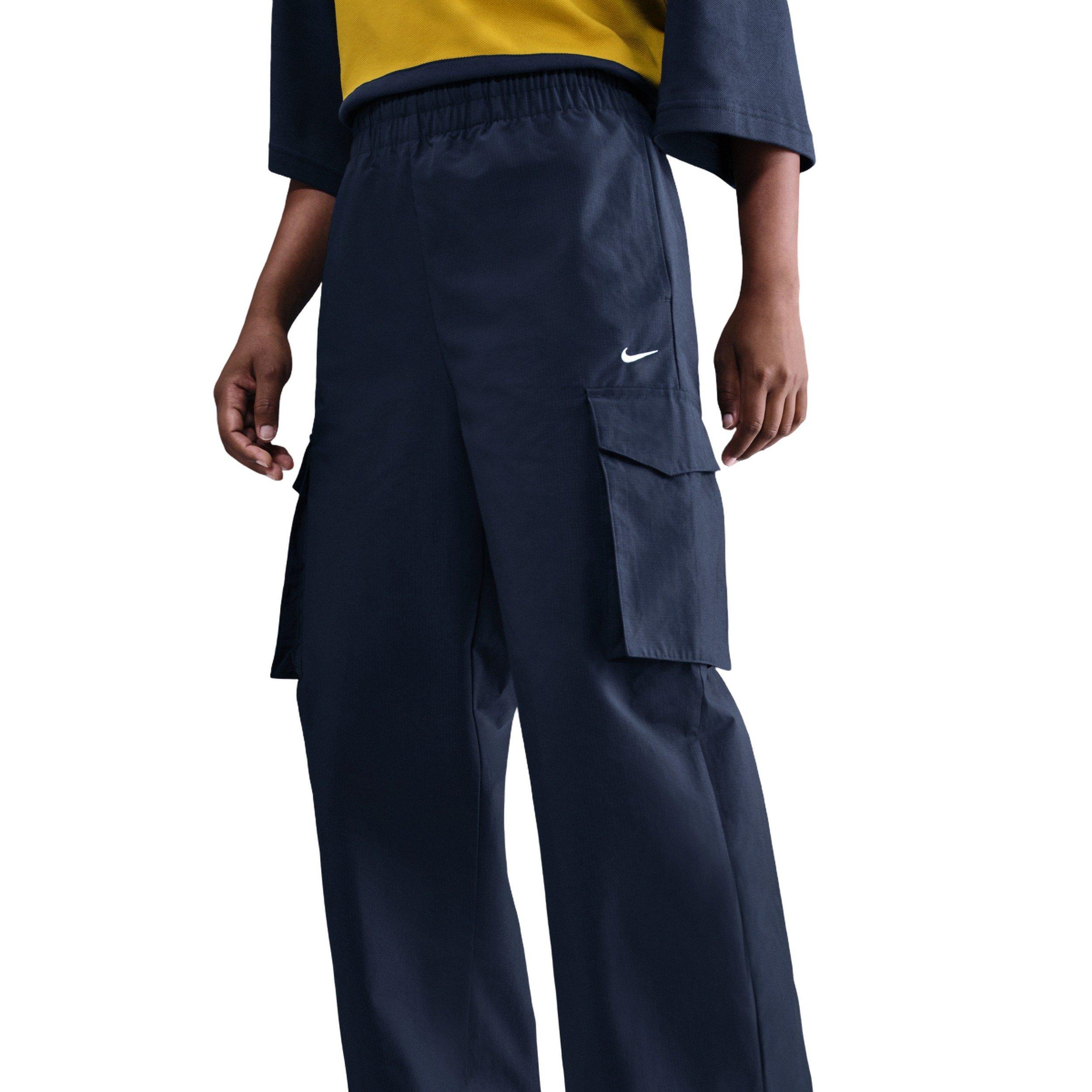 Nike Women's Sportswear Everything Wovens Mid-Rise Cargo Pants - Navy - NAVY Thumbnail View 1