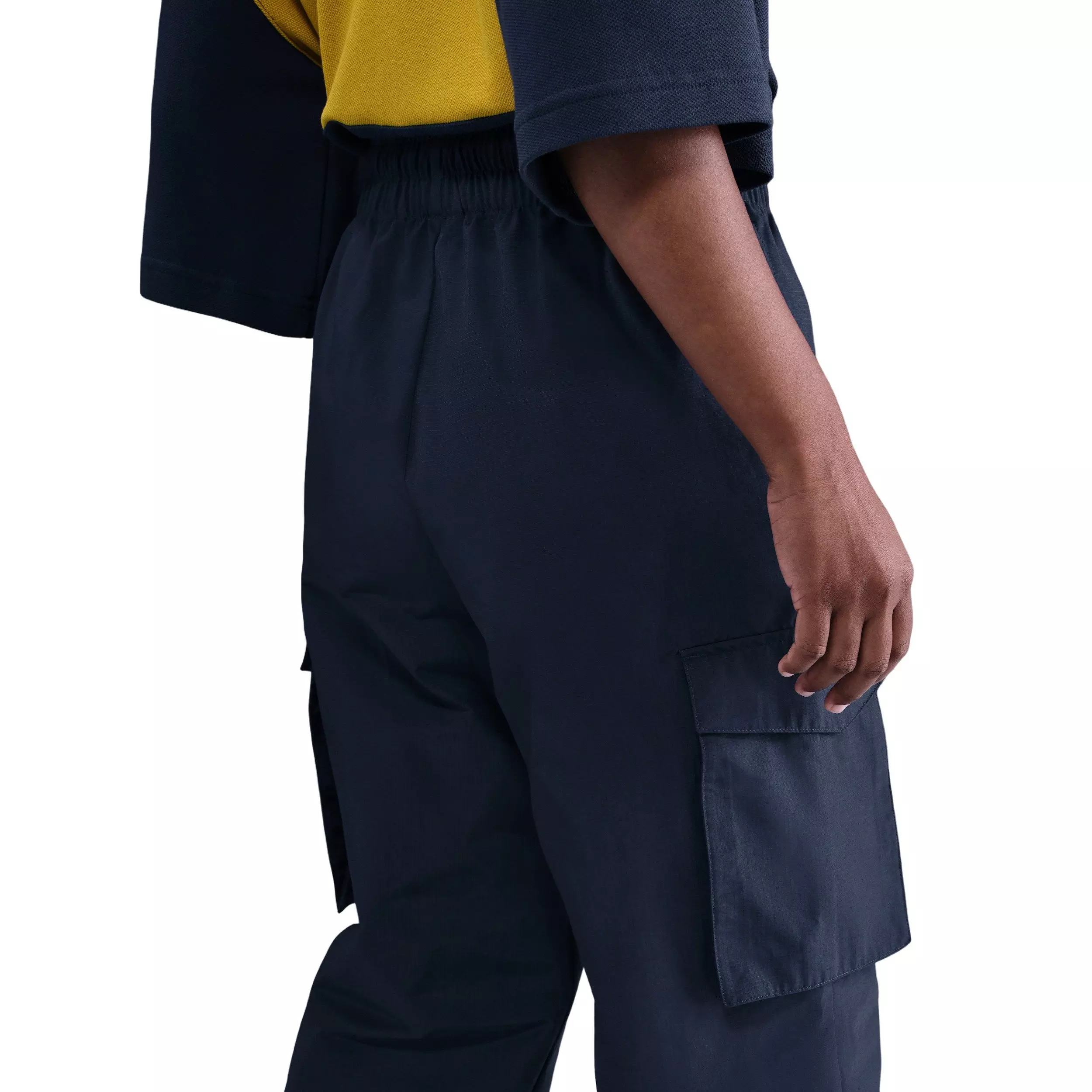 Nike Women's Sportswear Everything Wovens Mid-Rise Cargo Pants - Navy - NAVY