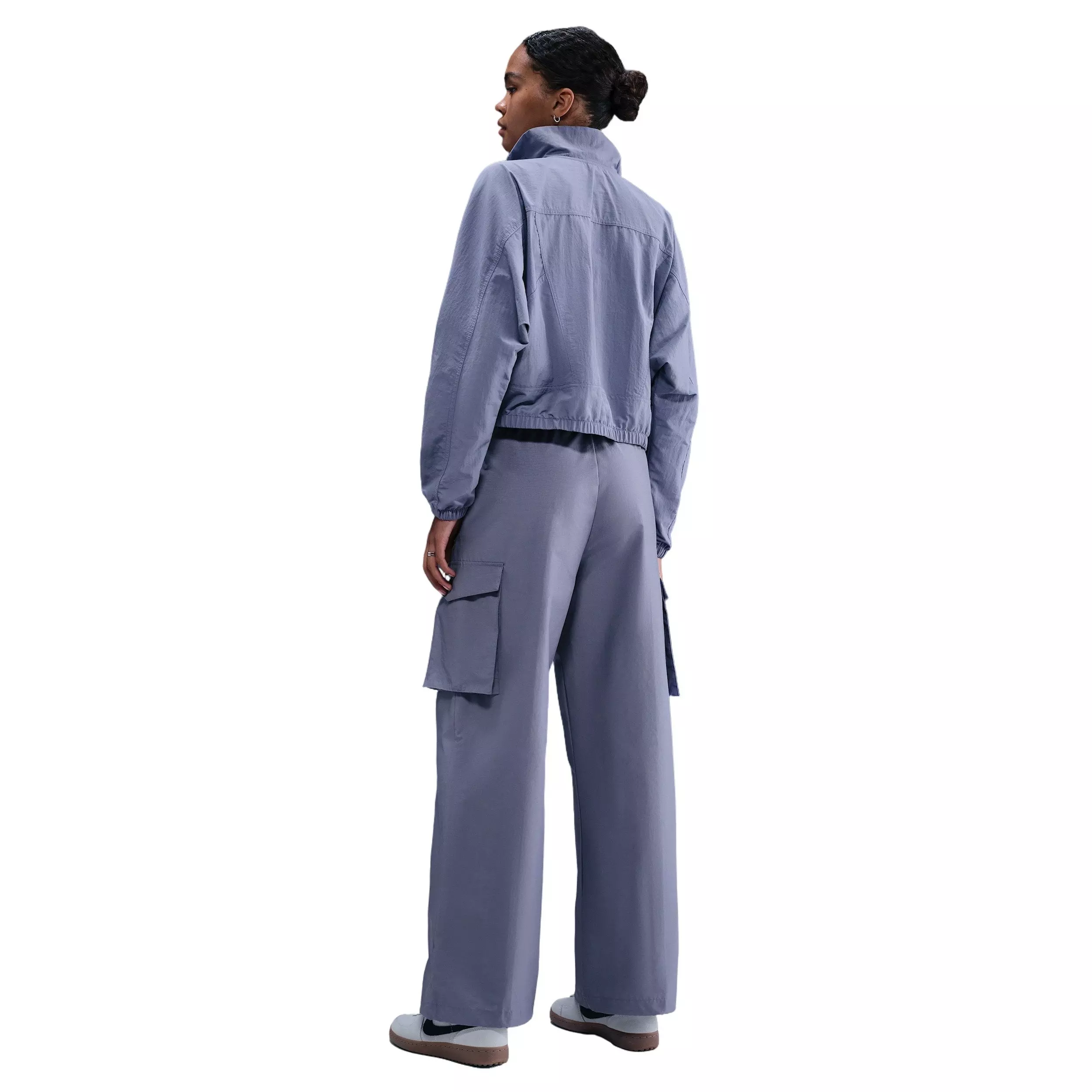 Nike Women's Sportswear Everything Wovens Mid-Rise Cargo Pants - Indigo - INDIGO