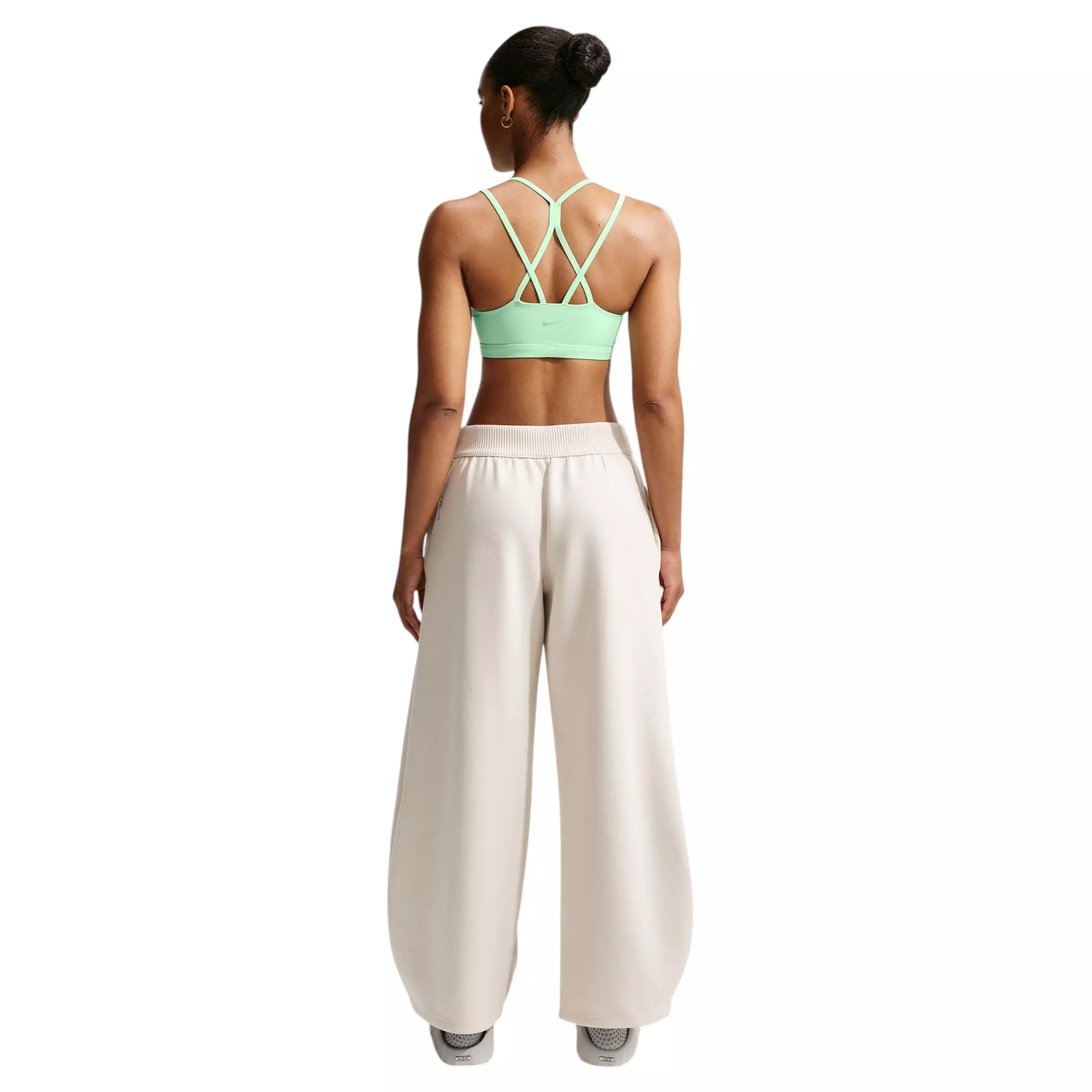 Nike Women's Zenvy Strappy Light-Support Padded Sports Bra - Green - GREEN