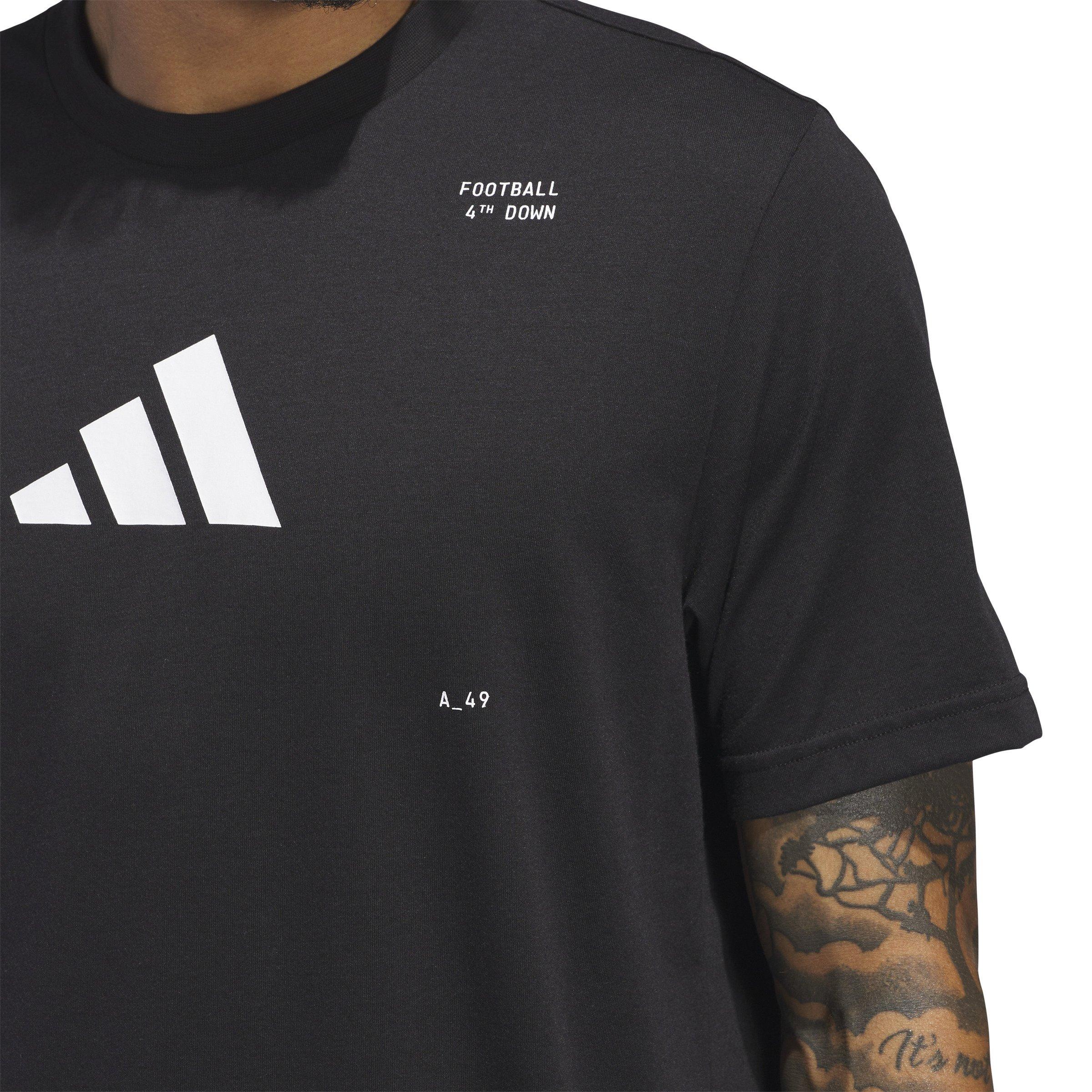 adidas Men's Baseball Catego Graphic Tee -Black - BLACK Thumbnail View 4