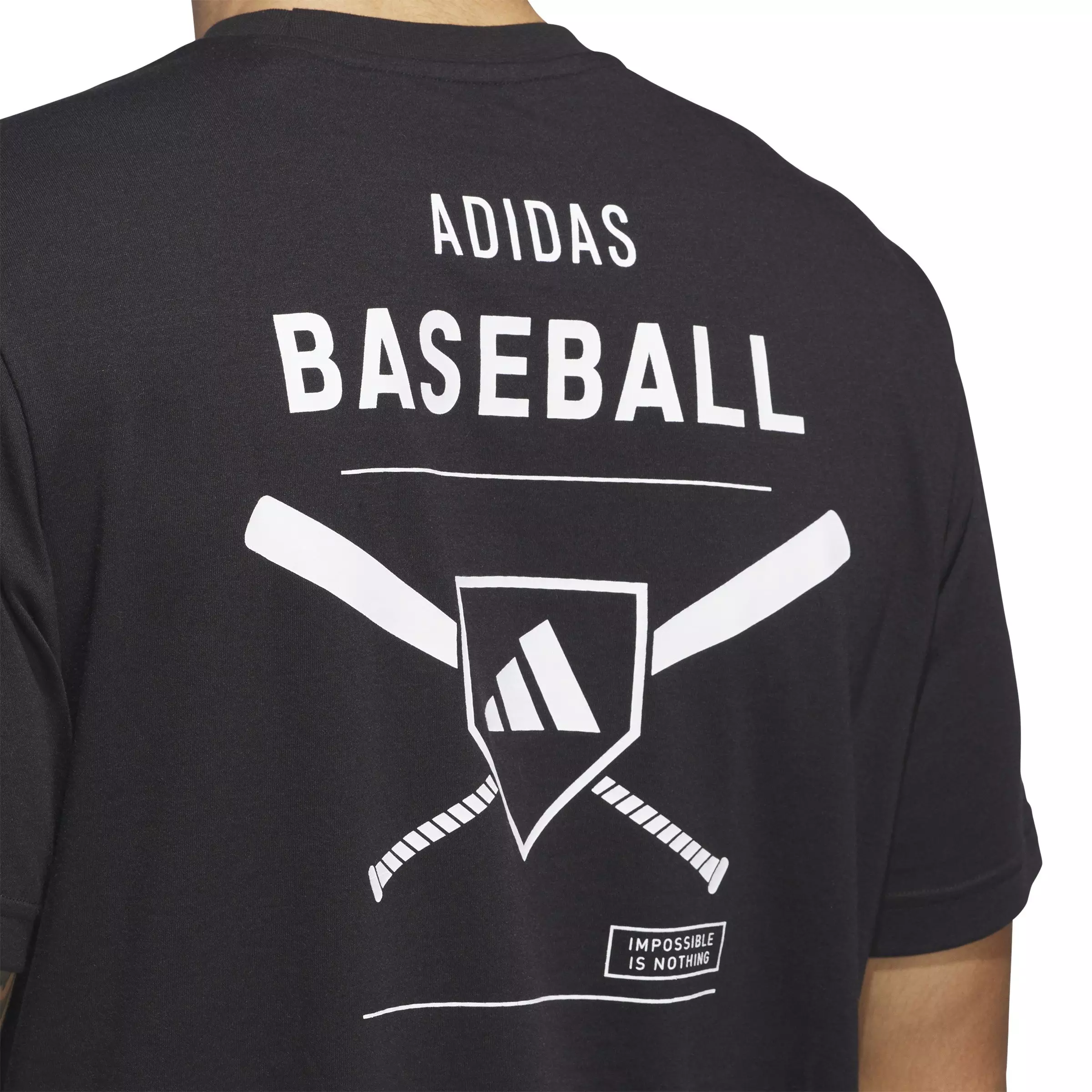 adidas Men's Baseball Catego Graphic Tee -Black - BLACK