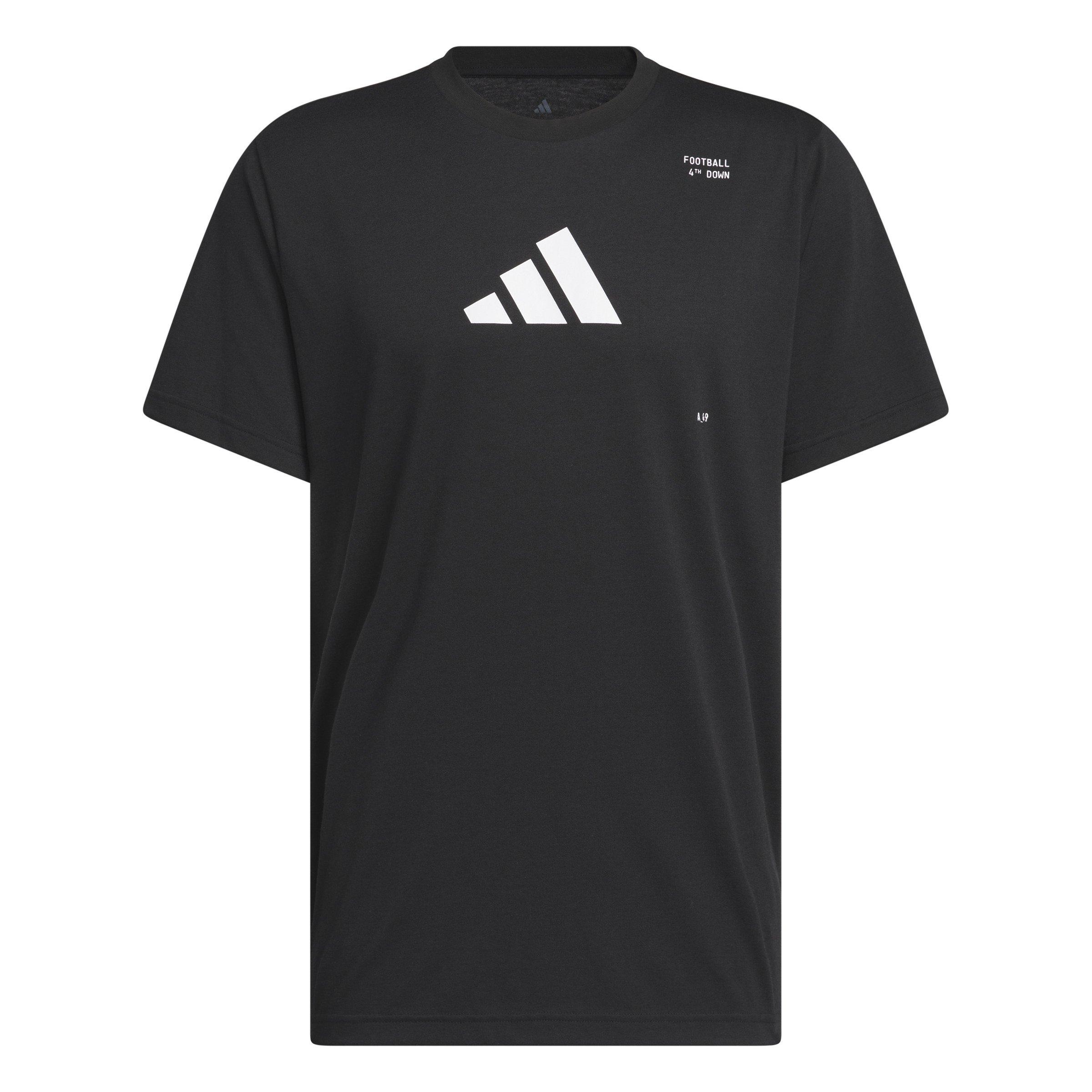 adidas Men's Baseball Catego Graphic Tee -Black - BLACK Thumbnail View 6