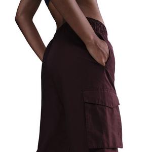 Nike Women's Sportswear Everything Wovens Mid-Rise Cargo Pants - Burgundy