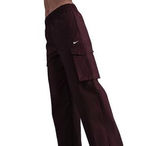 Nike Women's Sportswear Everything Wovens Mid-Rise Cargo Pants - Burgundy