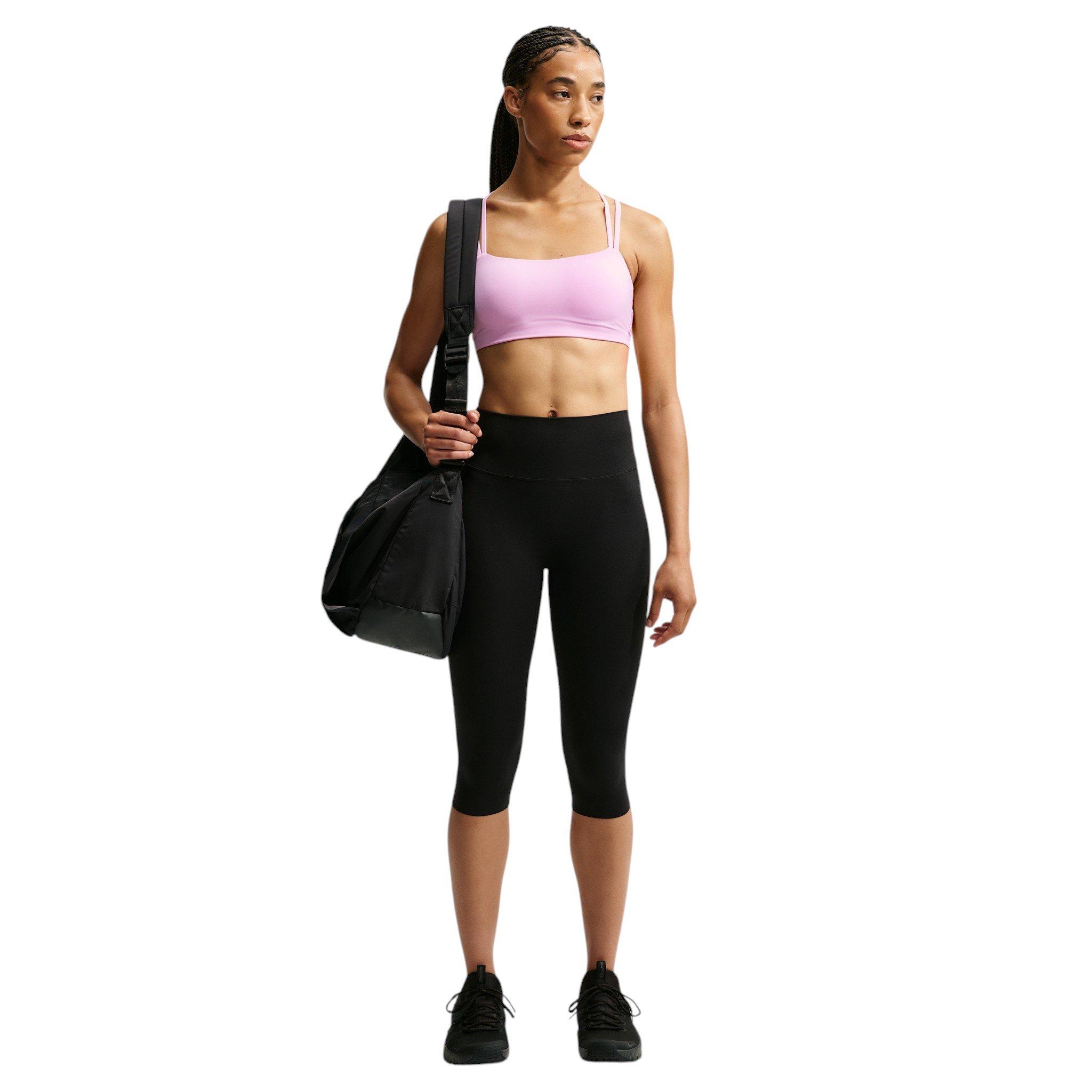 Nike Women's Zenvy Strappy Light-Support Padded Sports Bra - Pink - PINK