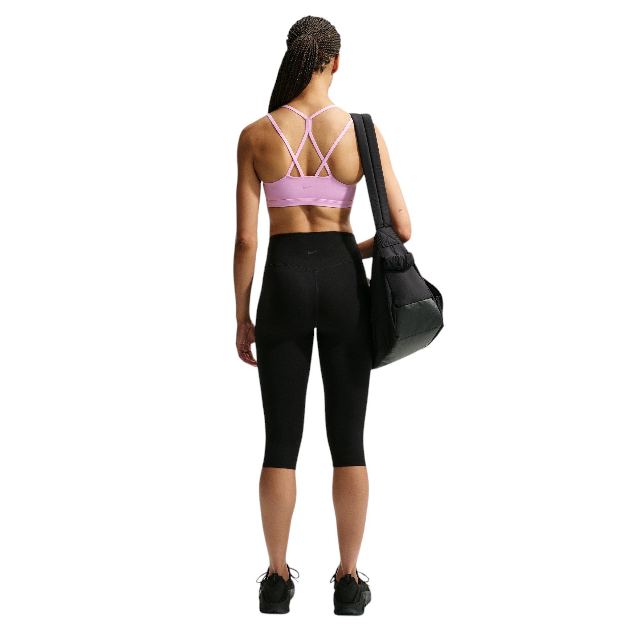 Nike Women's Zenvy Strappy Light-Support Padded Sports Bra - Pink - PINK