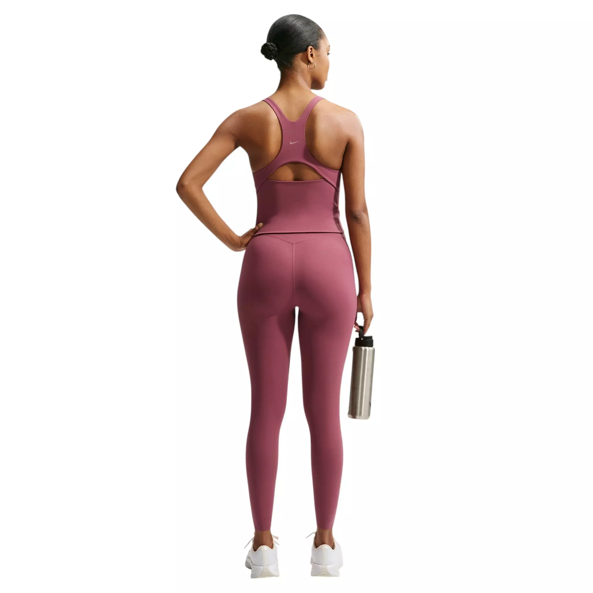 Nike Women's Zenvy Light-Support Sports Bra Tank - Pink Smoke - PINK SMOKE