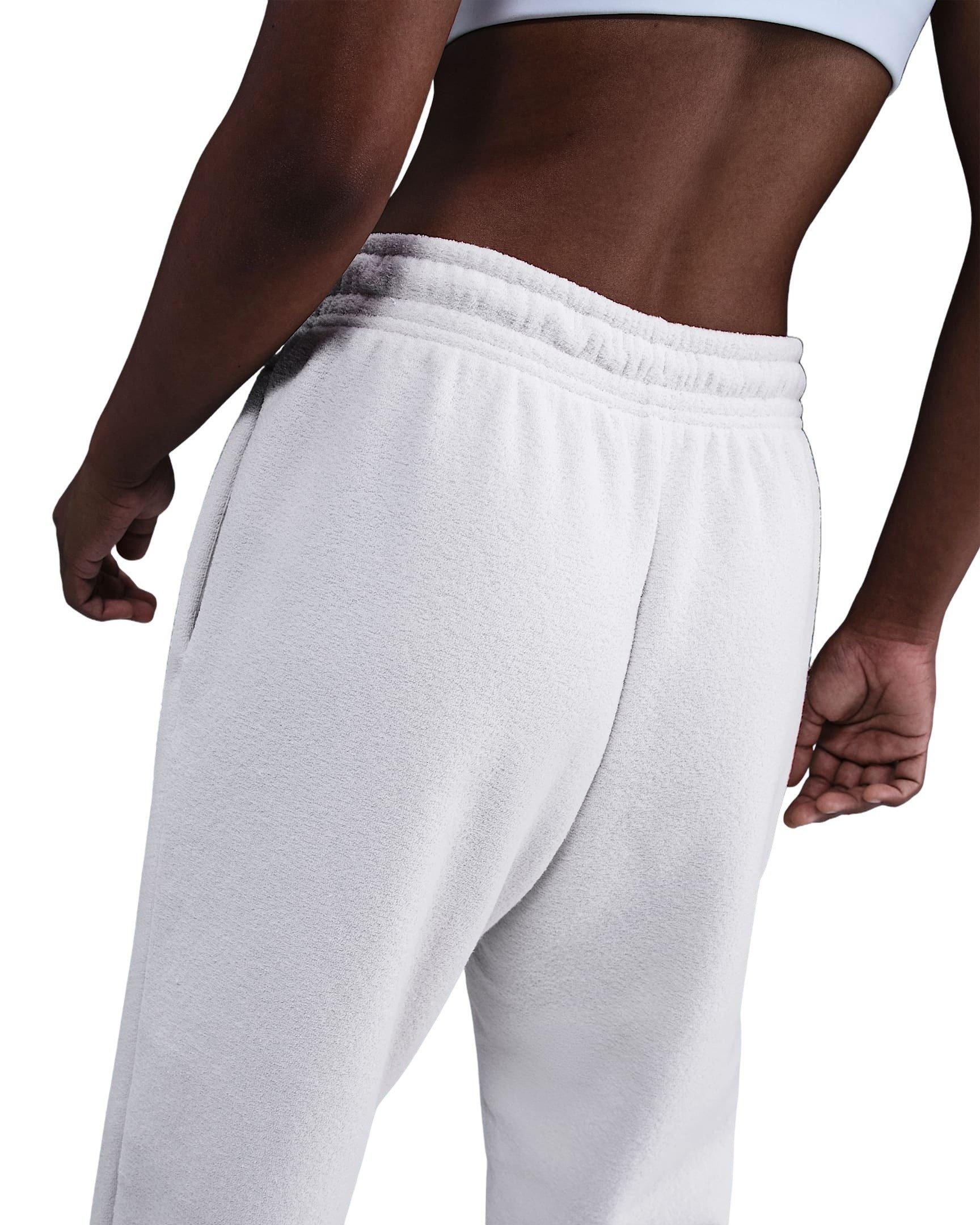 Nike Women's Sportswear Phoenix Plush Mid-Rise Cozy Fleece Joggers - Lt Bone - LT BONE Thumbnail View 2