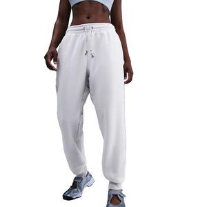 Nike Women's Sportswear Phoenix Plush Mid-Rise Cozy Fleece Joggers - Lt Bone