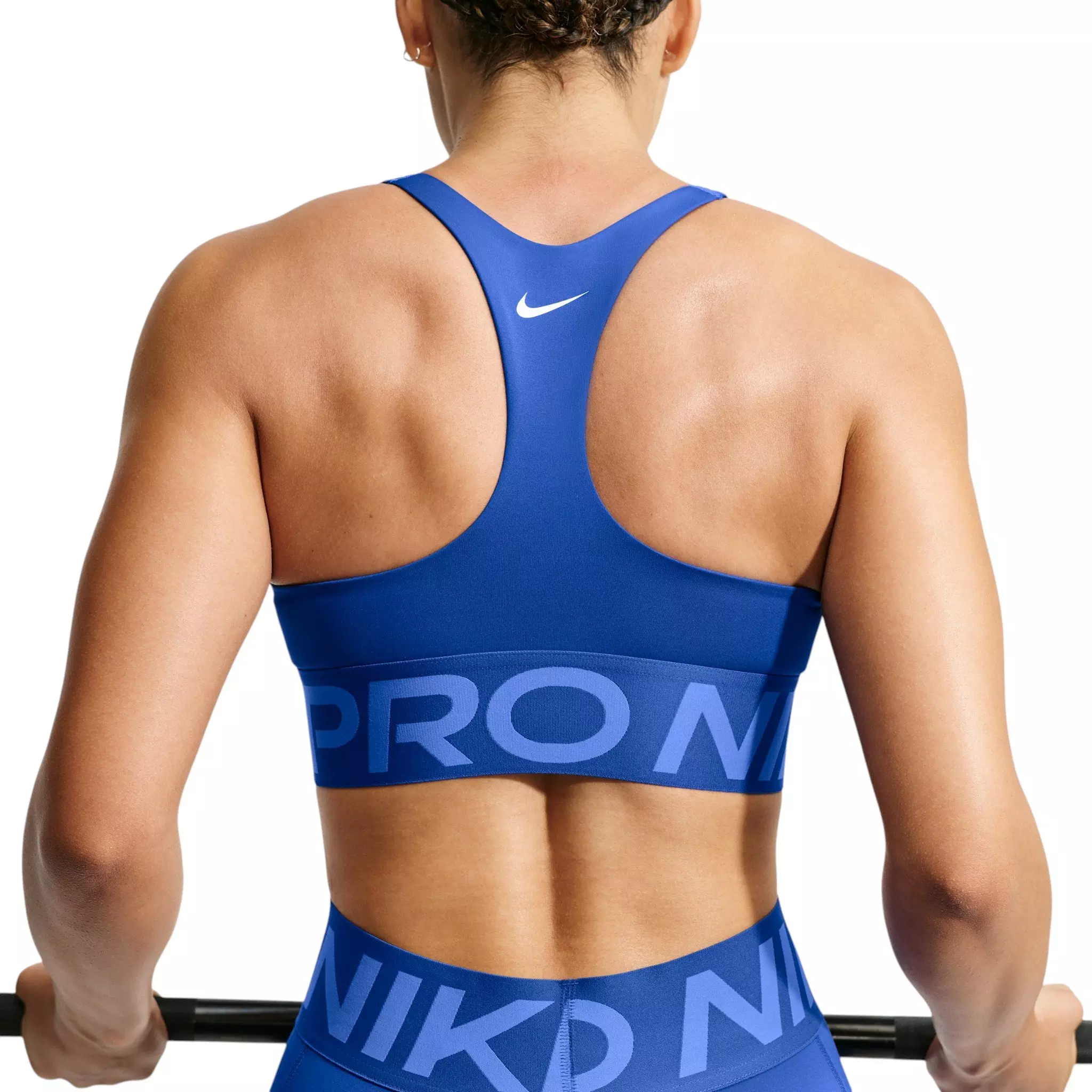 Nike Women's Pro Sculpt Medium-Support Padded Sports Bra - Royal Blue - ROYAL BLUE