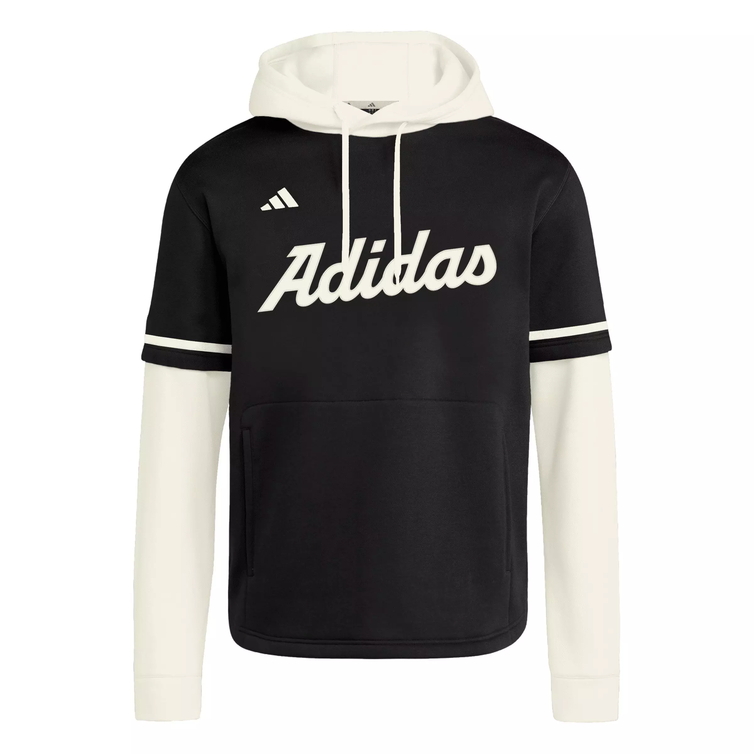 adidas Men's Dugout Hooded Jersey-Beige - BEIGE