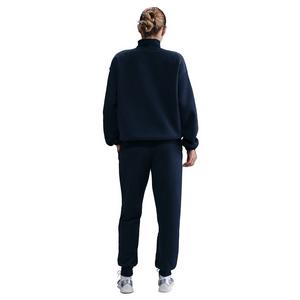 Nike Women's Sportswear Phoenix Plush Mid-Rise Cozy Fleece Joggers - Blue