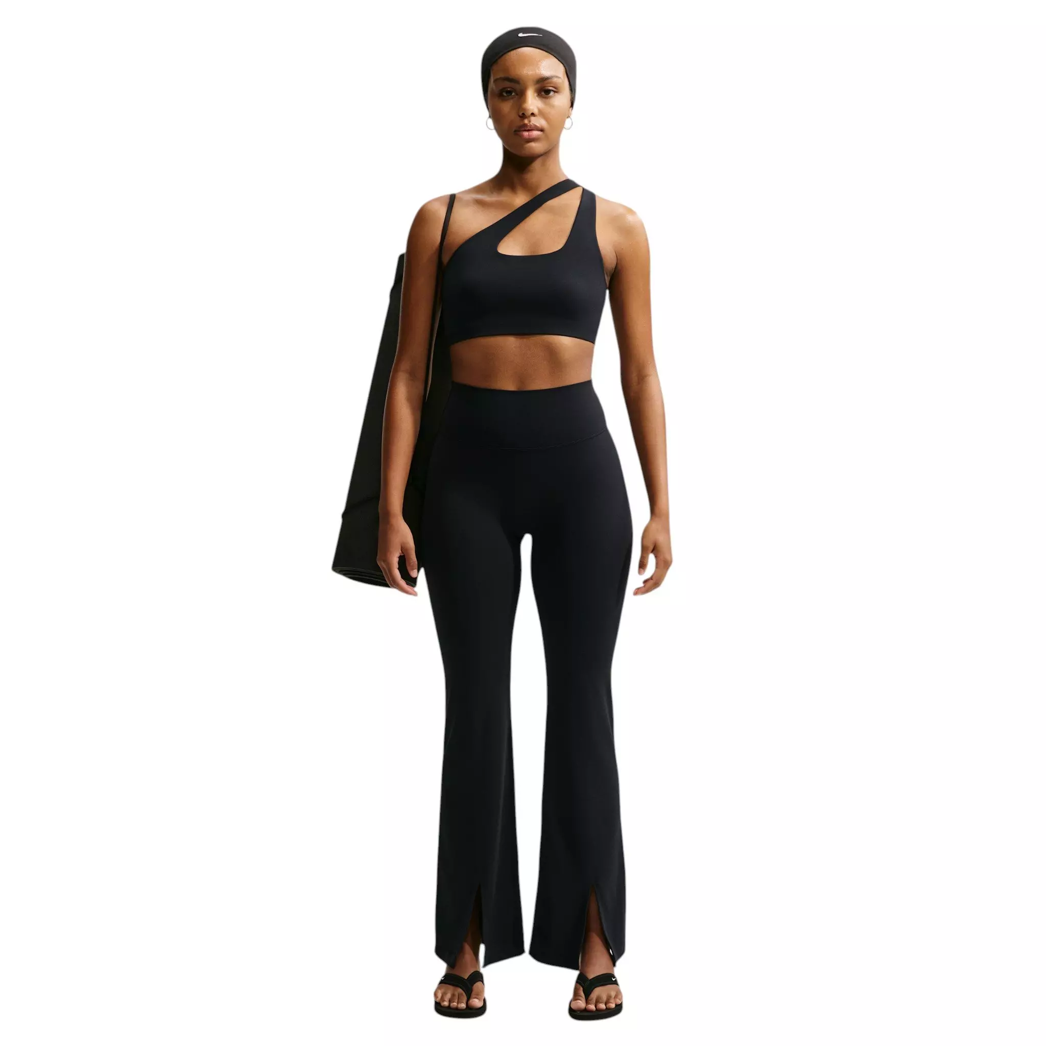 Nike Women's Zenvy Light-Support Sports Bra - Black - BLACK